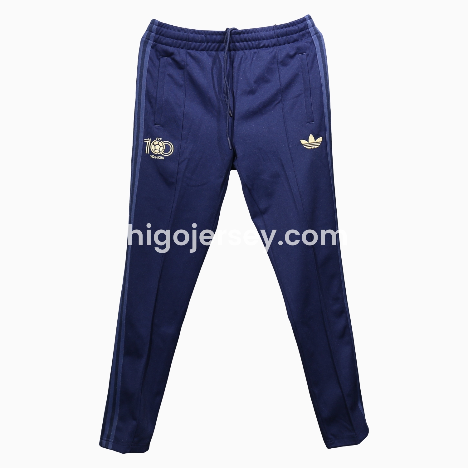 Higojerseys-Colombia 2024 100th Anniversary Jacket Training Tracksuit - Deep Blue