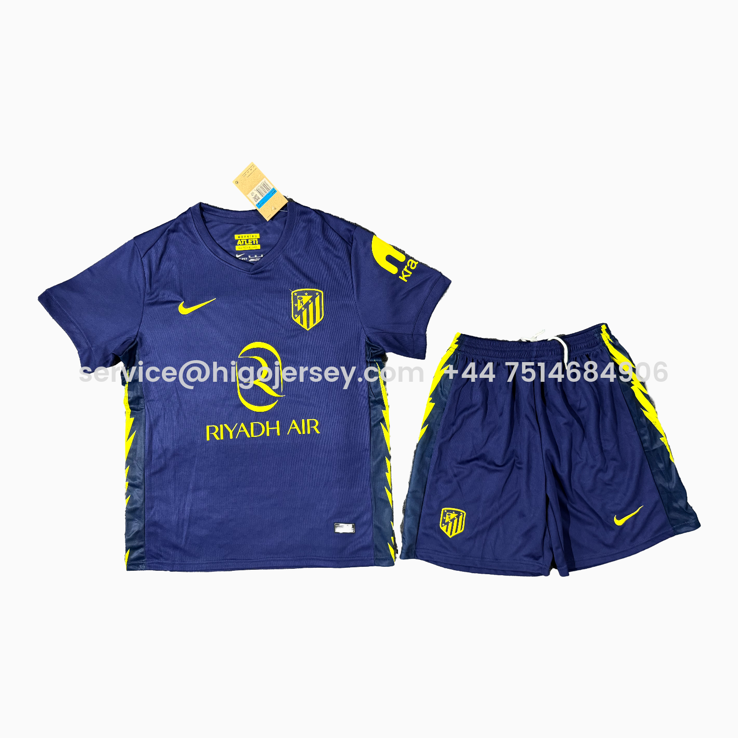 Higojerseys-Atletico Madrid 25-26 Away Men's Adult Jersey Set - Fans Version