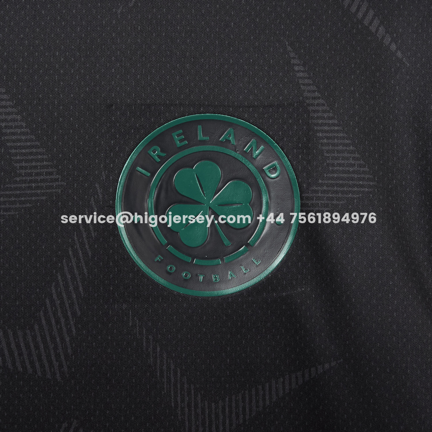 Higojerseys-Ireland 2026 Stealth Black Special Jersey - Fans Version