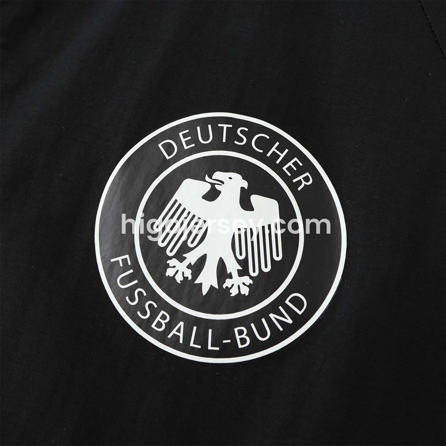 Higojerseys-Retro Germany 1990 Double Sided Reversible Windbreaker - White & Black