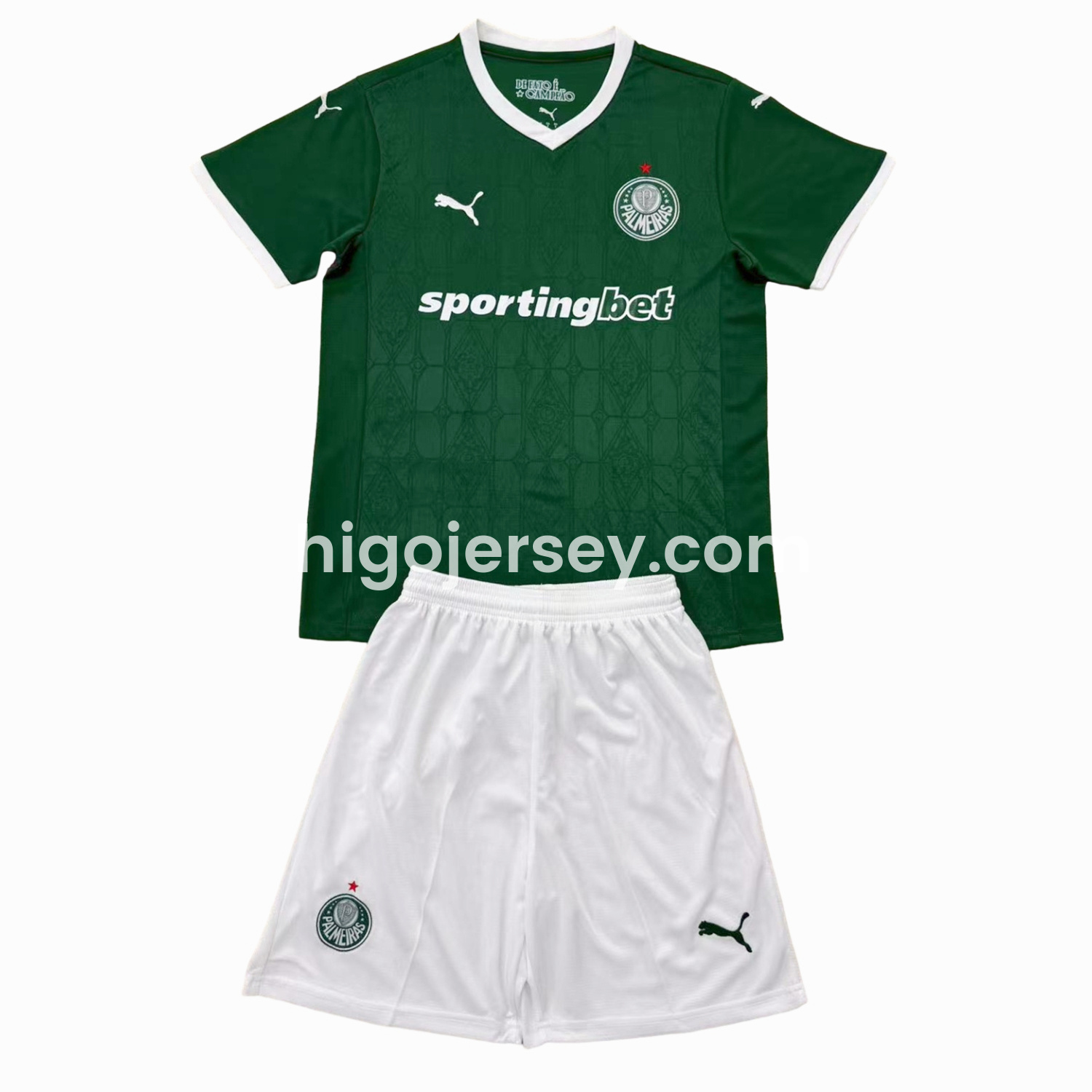 Higojerseys-Palmeiras 25-26 Home Men's Adult Jersey Set - Fans Version