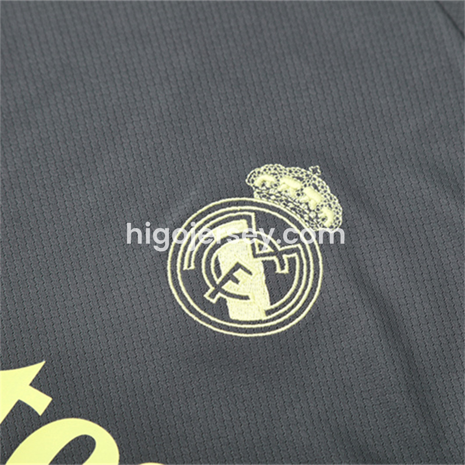 Higojerseys-Real Madrid 25-26 Kids Short-Sleeve Training Set - Deep Grey Top and Shorts