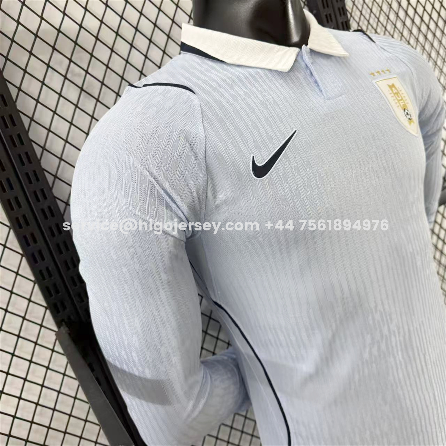 Higojerseys-Uruguay 2026 Home Long Sleeves Jersey - Player Version
