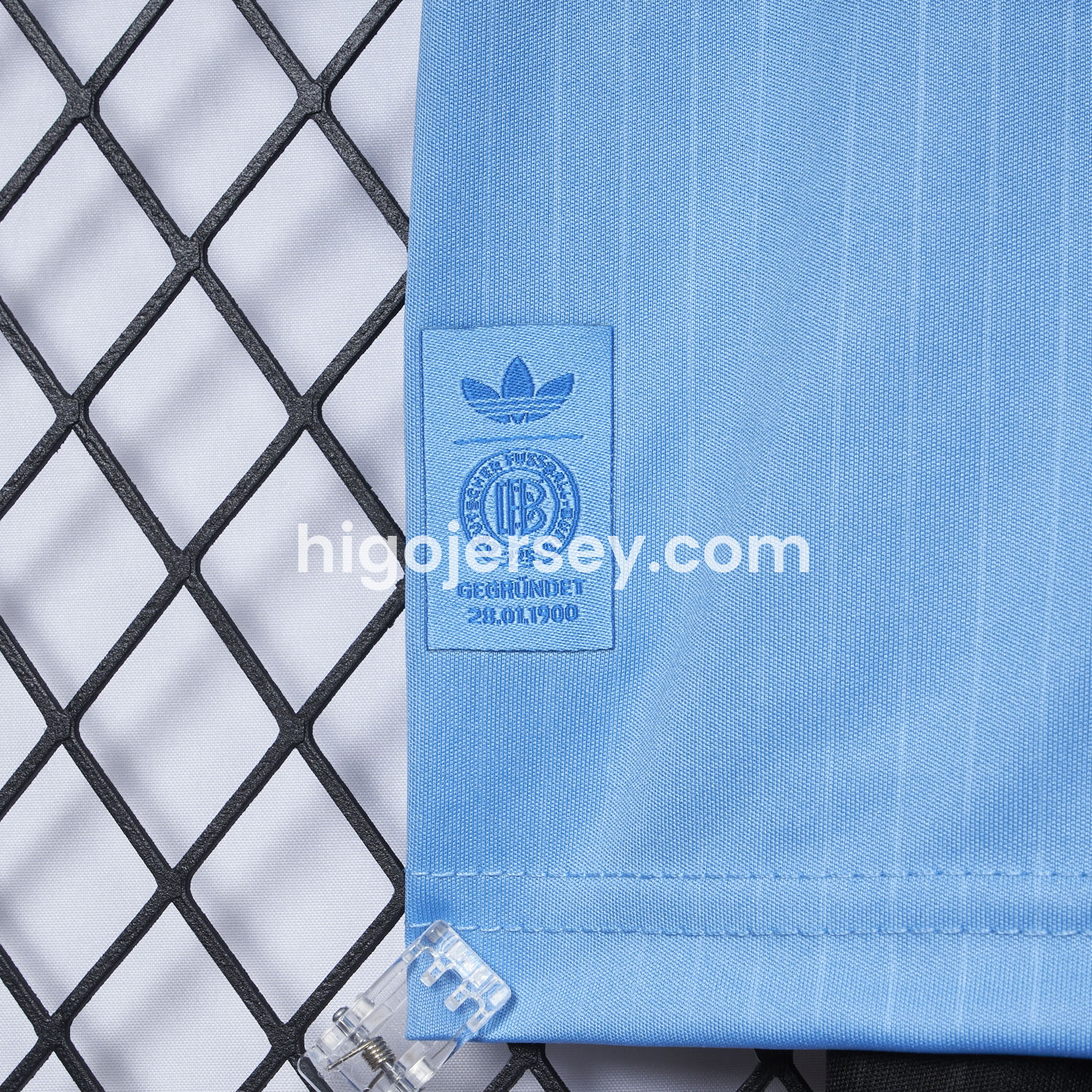 Higojerseys-Germany 2025 125-Year Anniversary Blue Goalkeeper Kids Kit