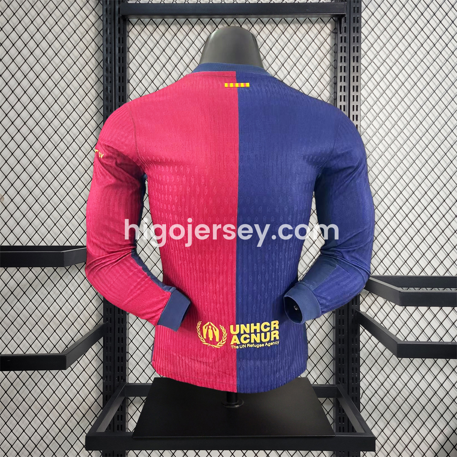 Higojerseys-Barcelona x Travis Scott 24-25 Home Long Sleeves Jersey - Player Version