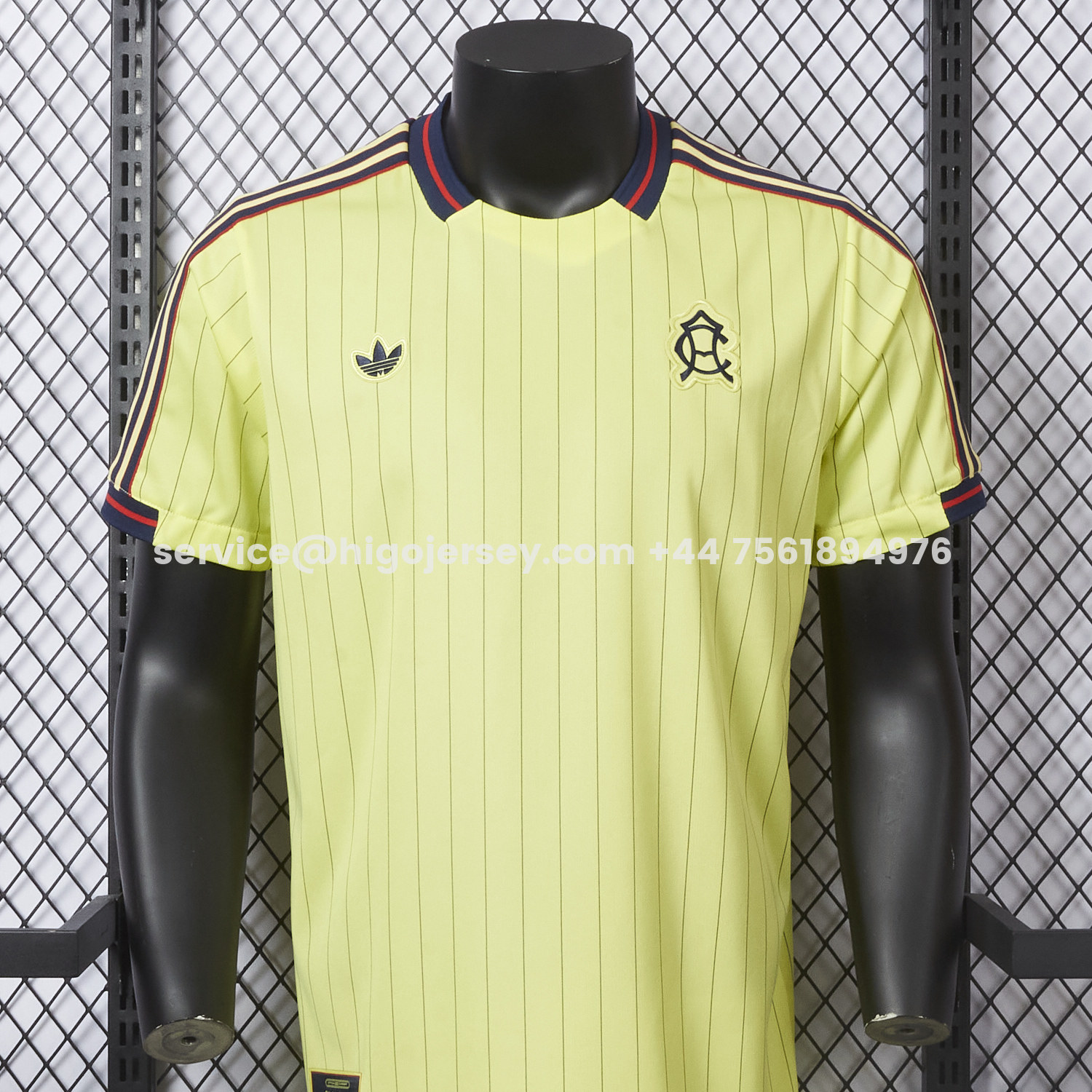Higojerseys-Club América 25-26 Icon Travel Special Edition Yellow Jersey - Player Version