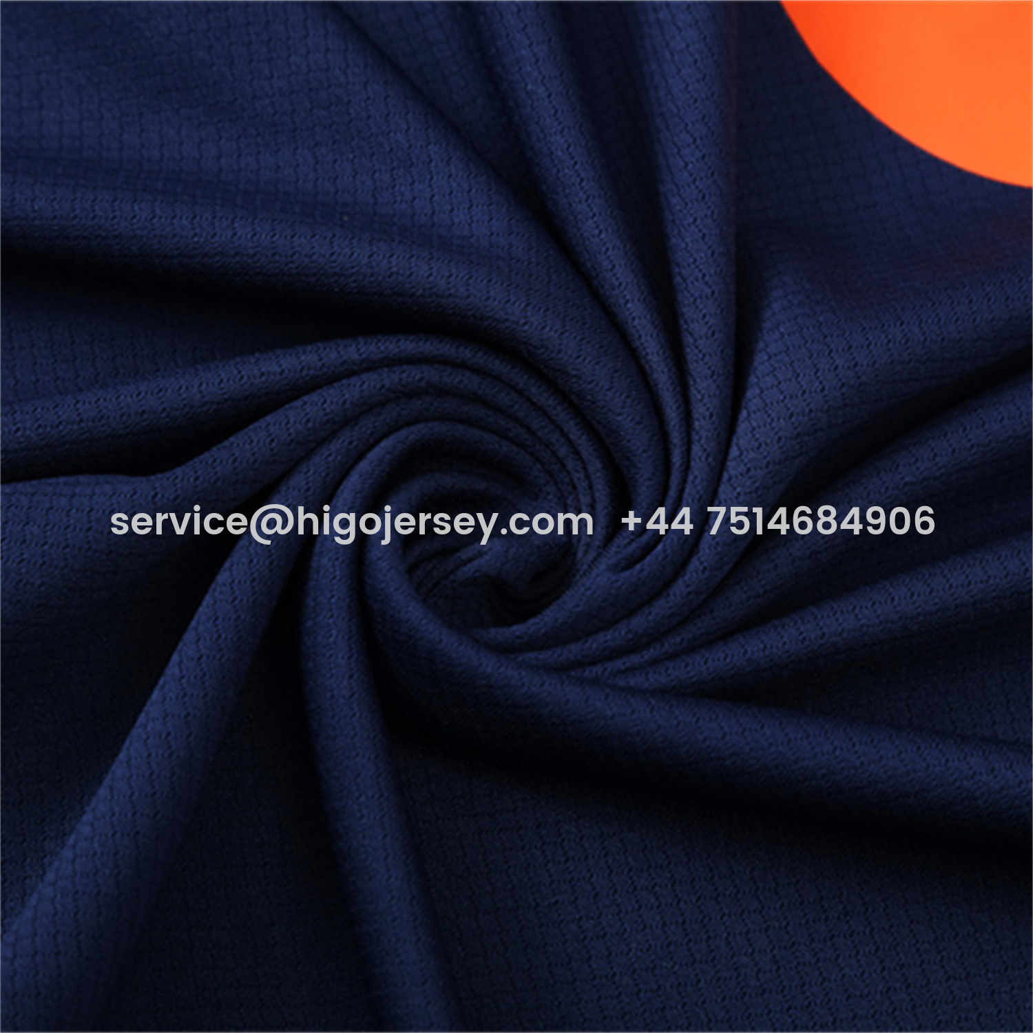 Higojerseys-Barcelona 25-26 Short-Sleeve Training Set - Royal Blue Top Orange Sponsor & Royal Blue Shorts