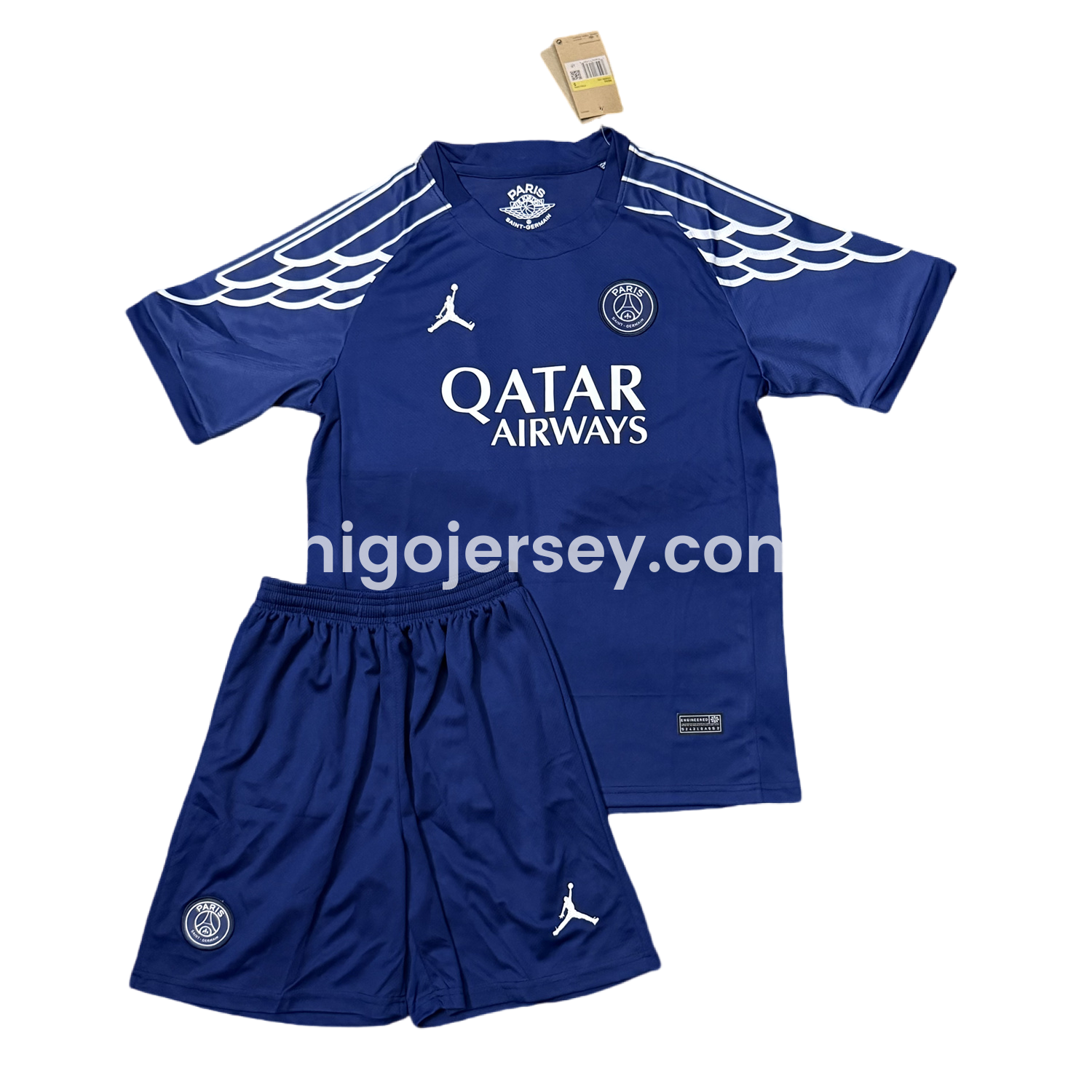 Higojerseys-Paris Saint-Germain PSG 25-26 Fourth Men's Adult Jersey Set - Fans Version