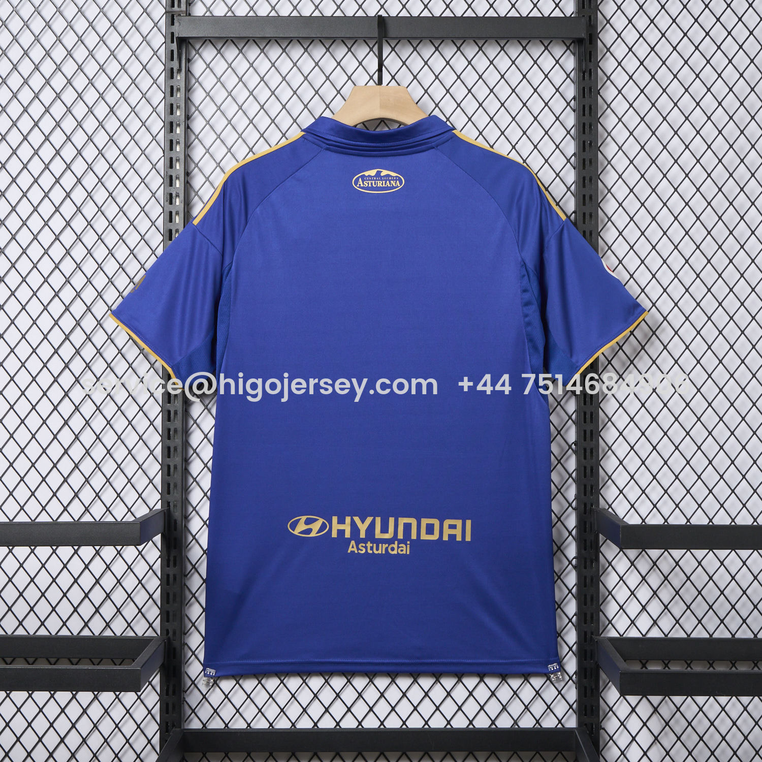 Higojerseys-Real Oviedo 25-26 Centenary Home Jersey - Fans Version