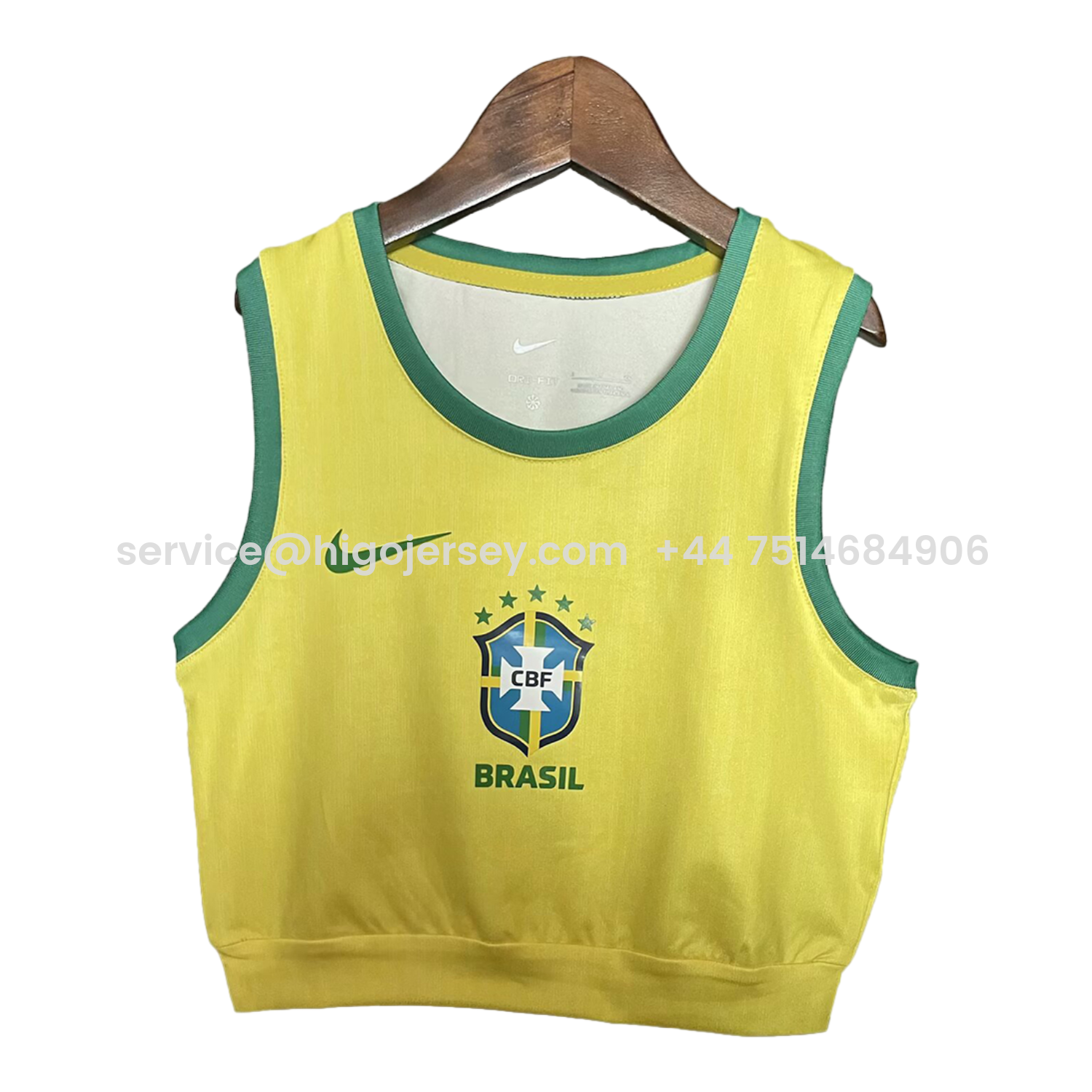 Higojerseys-Women's Brazil 25-26 Home Red Yoga Vest