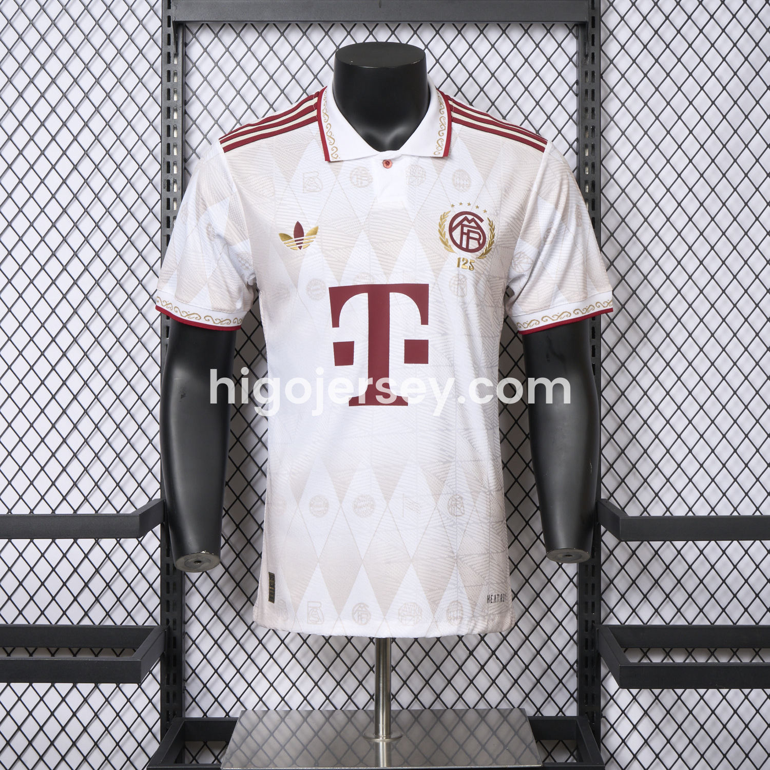 Higojerseys-Bayern Munich 2025 125th Anniversary Special Edition Jersey - Player Version