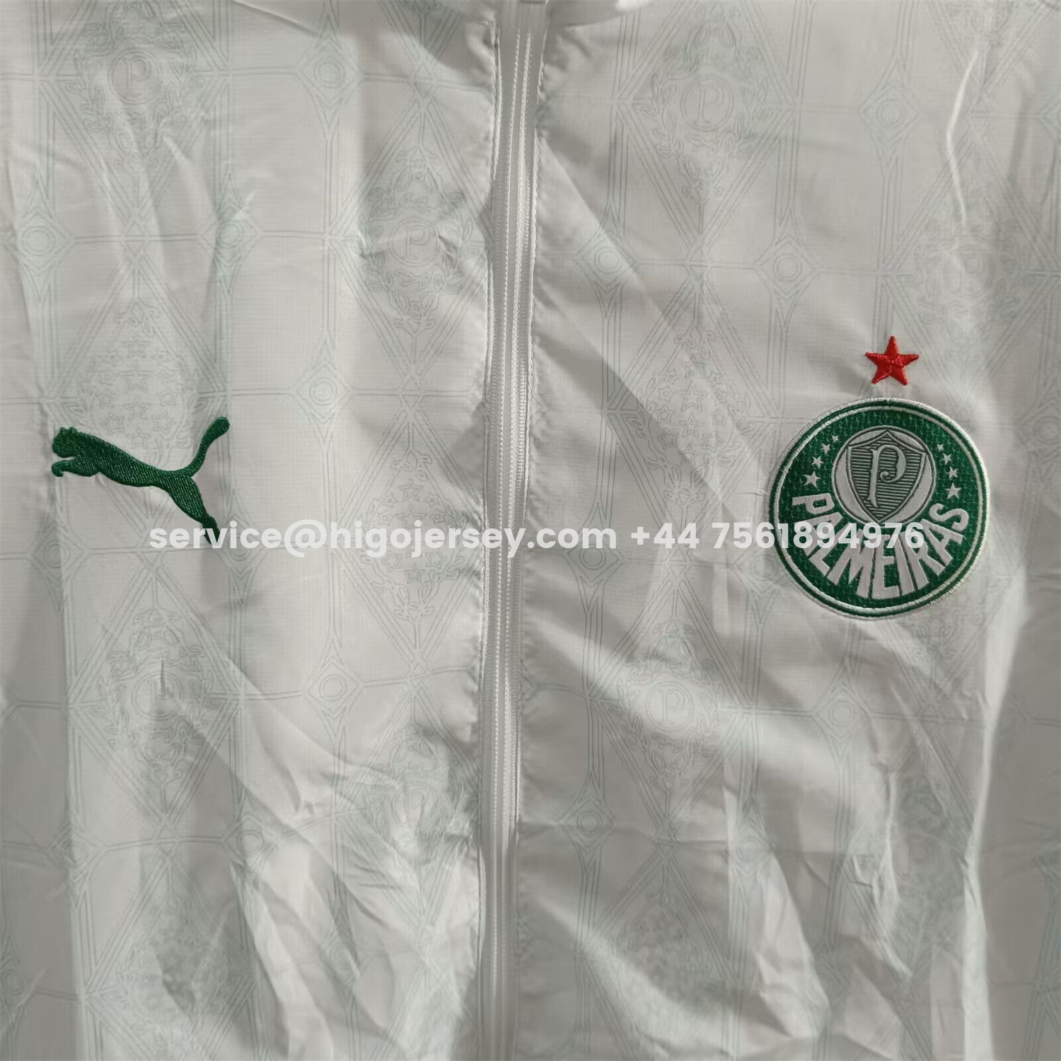 Higojerseys-Palmeiras 25-26 Training Windbreaker Jacket - White