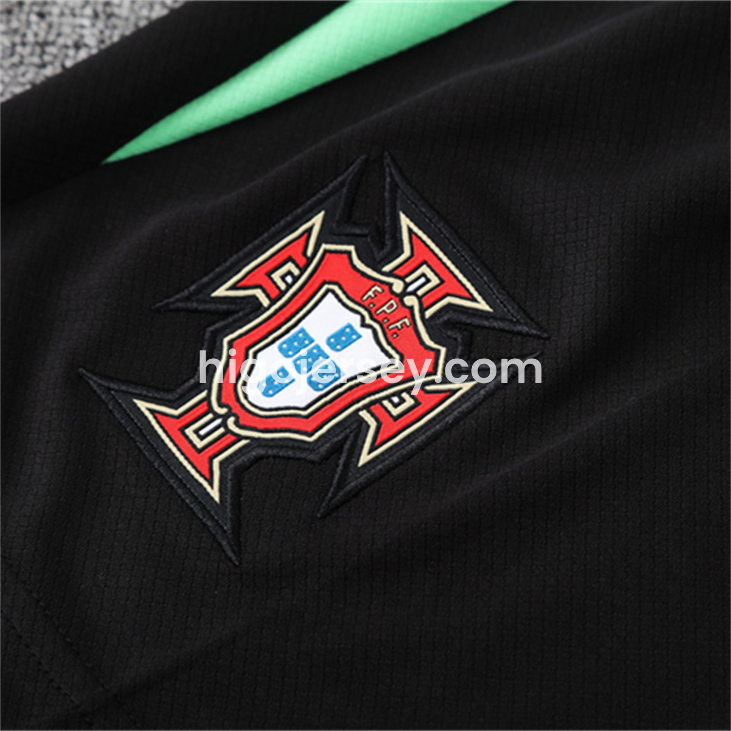 Higojerseys-Portugal 25-26 Kids Short-Sleeve Training Set - Camouflage top & Black Shorts