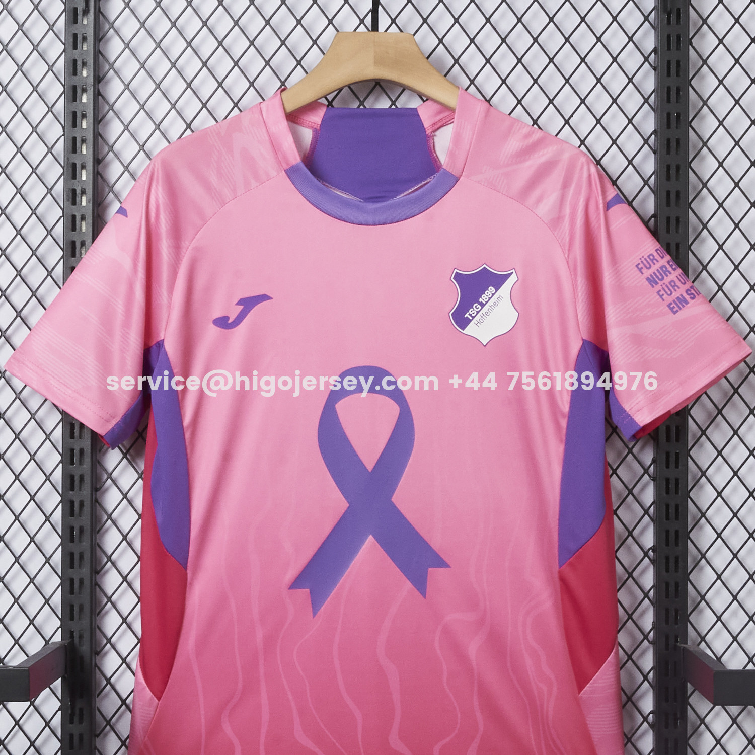 Higojerseys-Hoffenheim 25-26 Breast Cancer Awareness Special Jersey - Fans Version