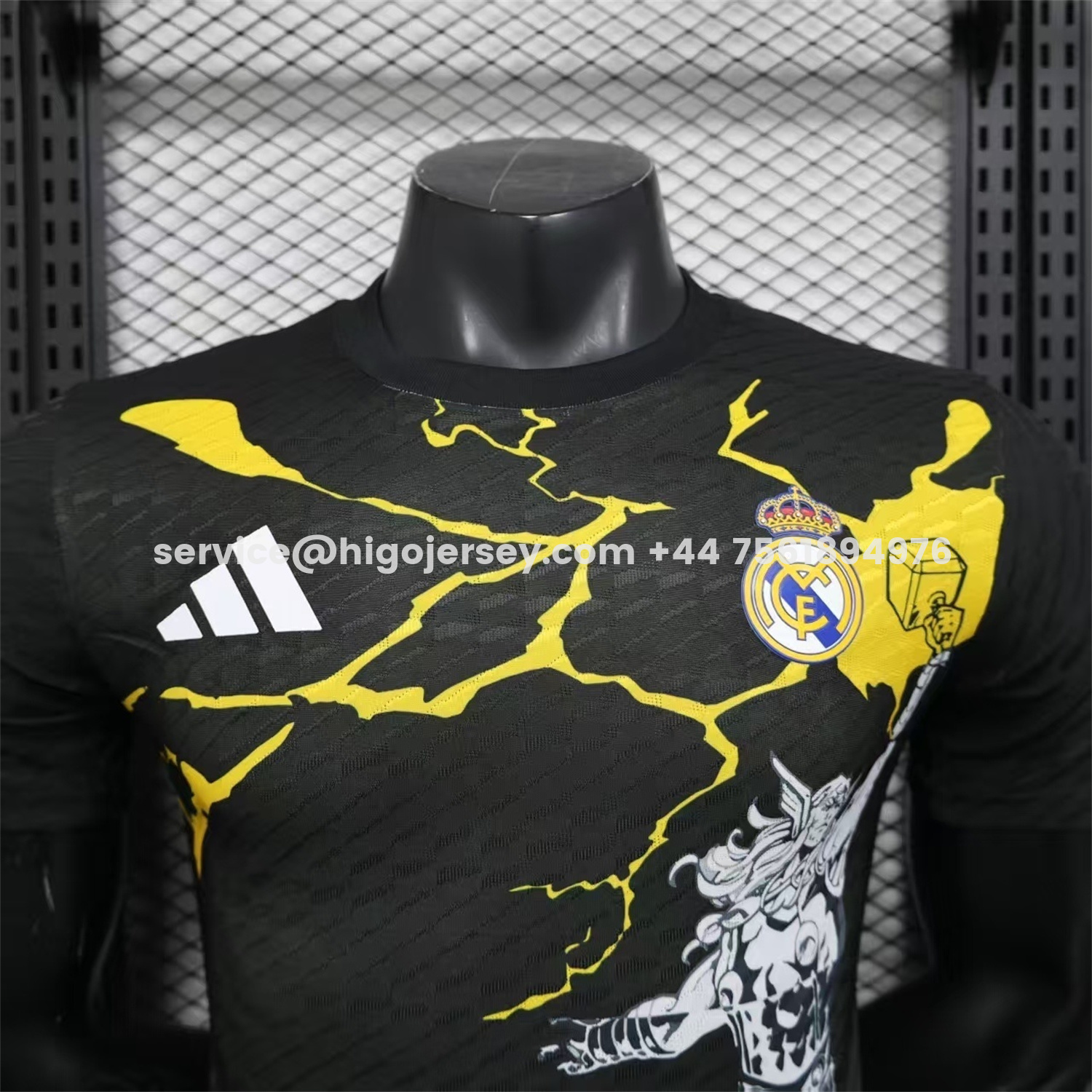 Higojerseys-Real Madrid 25-26 Black Thunder Comics Special Jersey - Player Version
