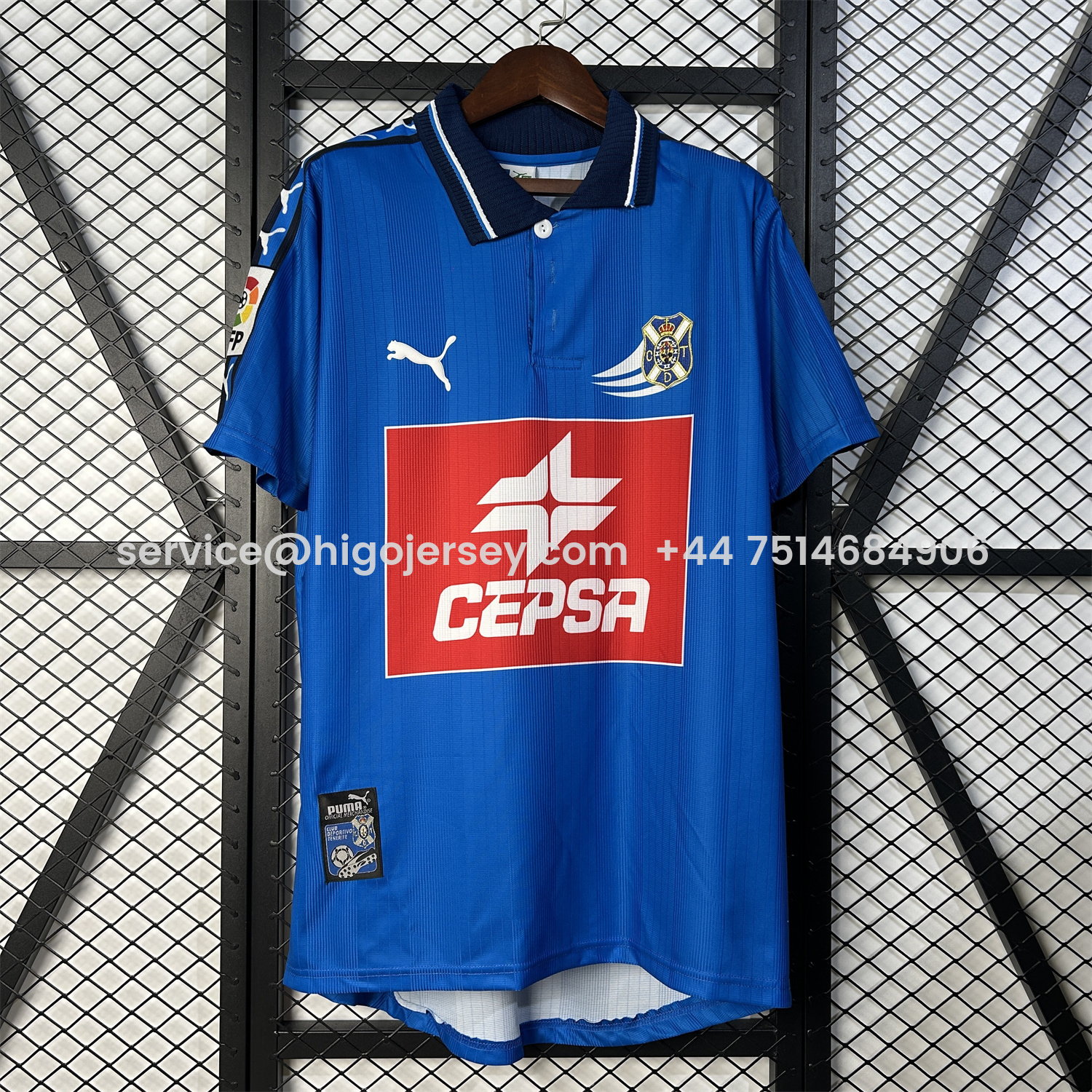Higojerseys-Retro Tenerife 1998-99 75th Away Jersey