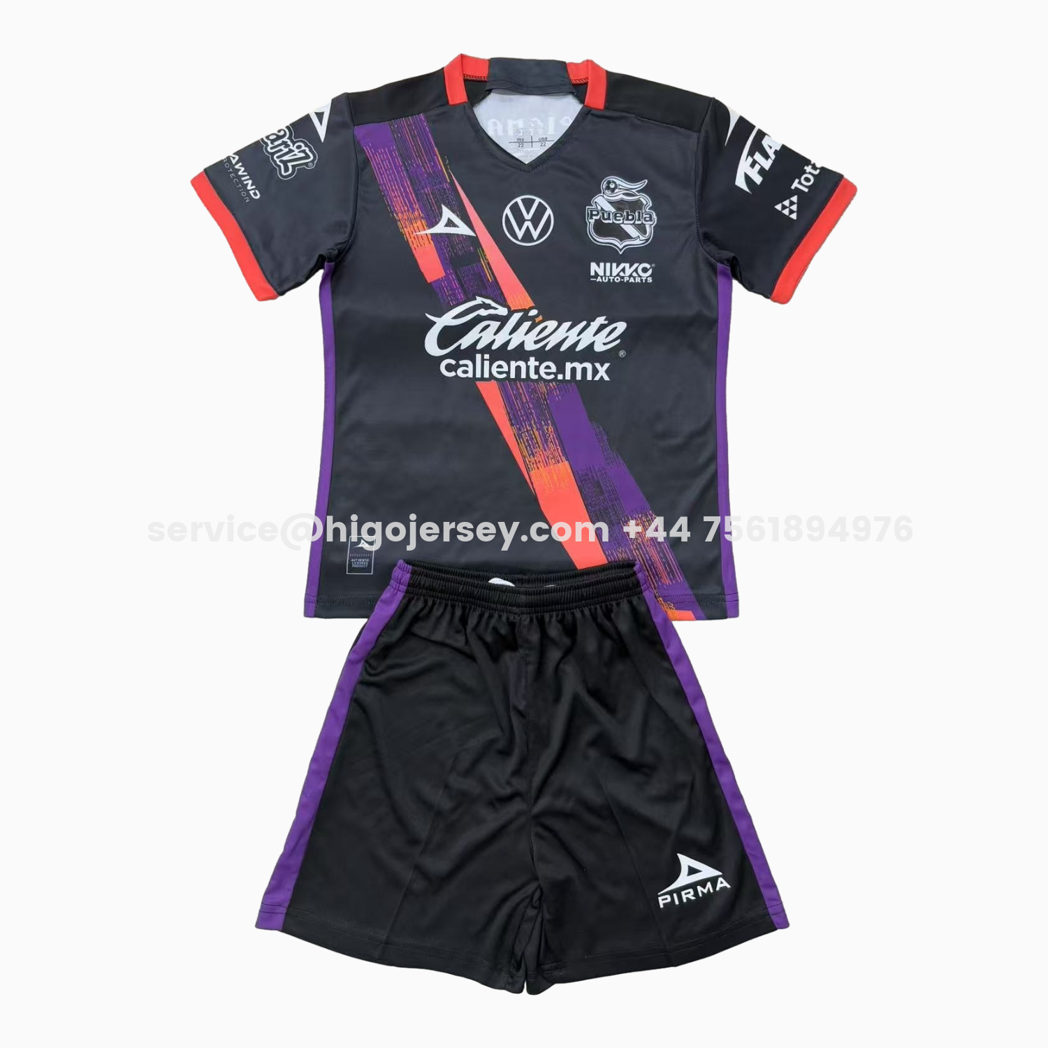 Higojerseys-Club Puebla 25-26 Away Men's Adult Jersey Set - Fans Version