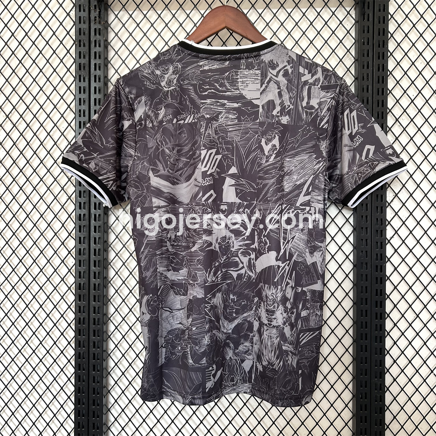 Higojerseys-Japan 25-26 White Stroke Wukong Black Jersey - Fans Version