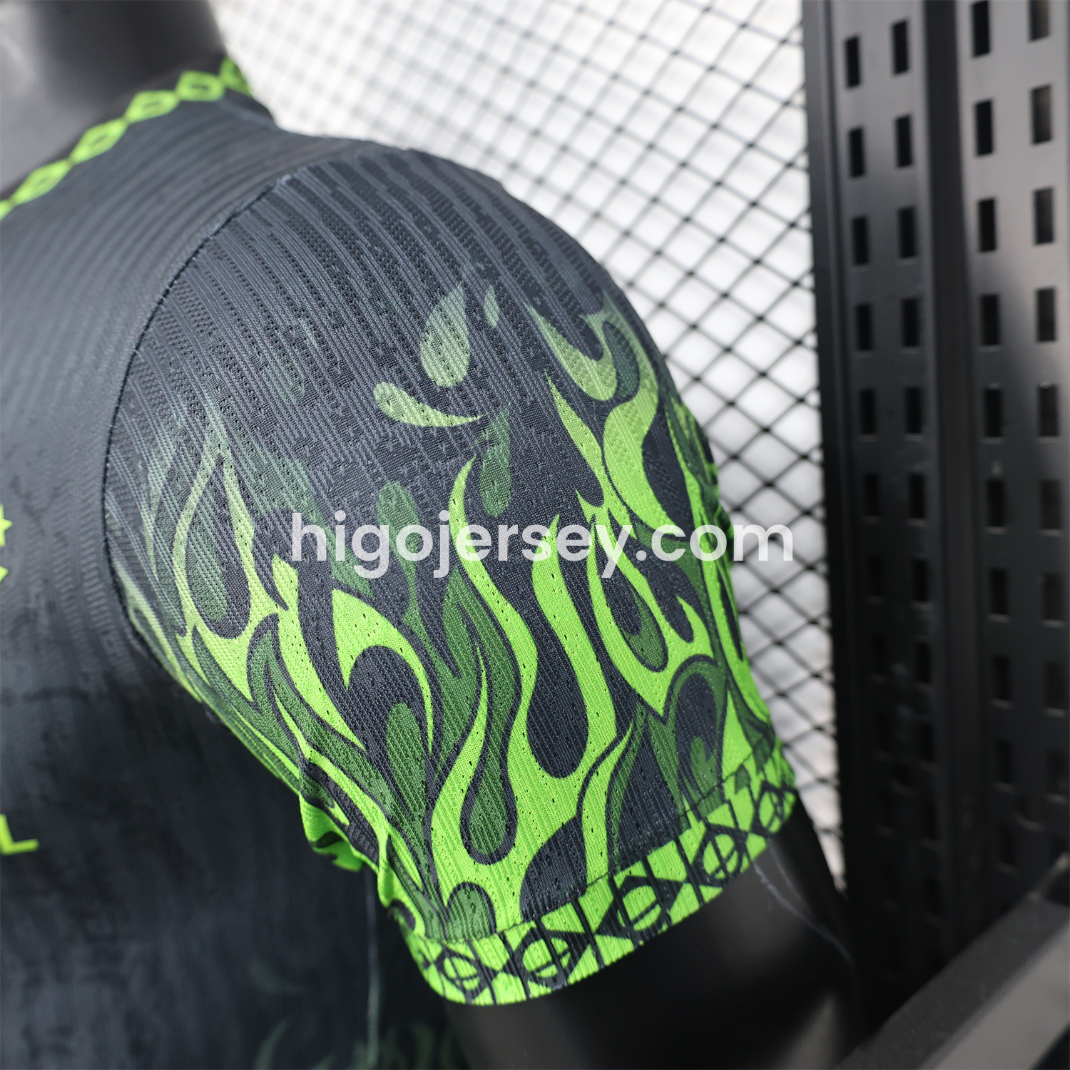 Higojerseys-Brazil 2025 Green Fire Black Special Edition Jersey - Player Version
