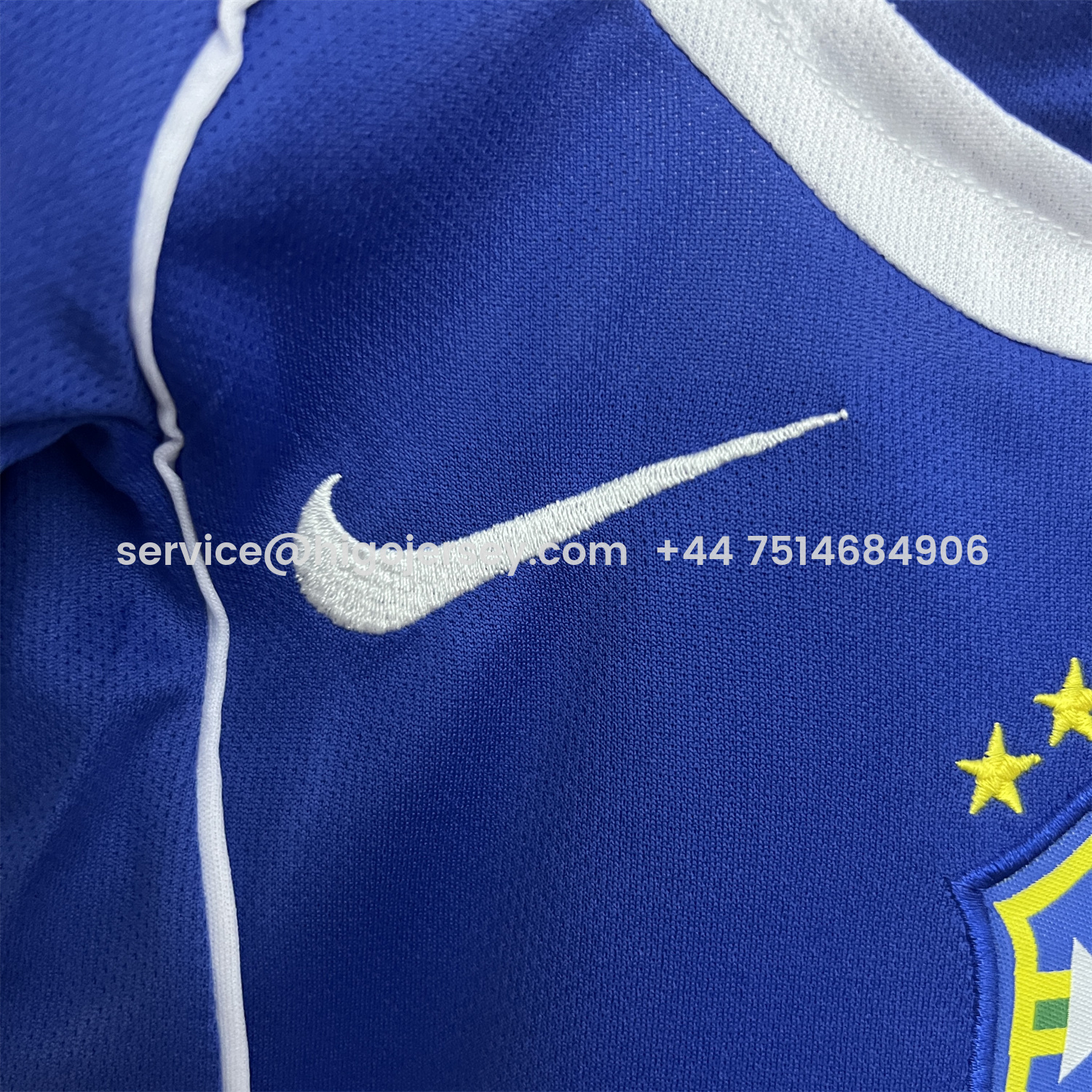 Higojerseys-Retro Brazil 2004 Away Kids Kit
