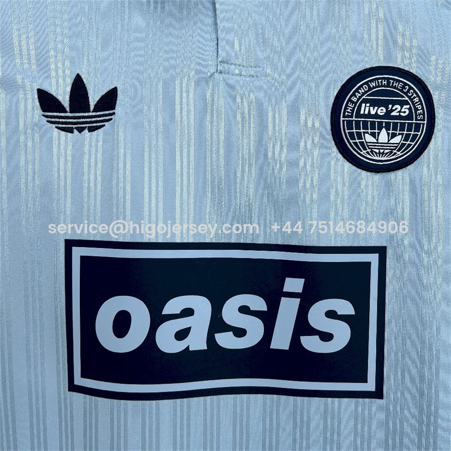 Higojerseys-Bohemian 25-26 Oasis Originals Tour Light Blue Jersey - Fans Version