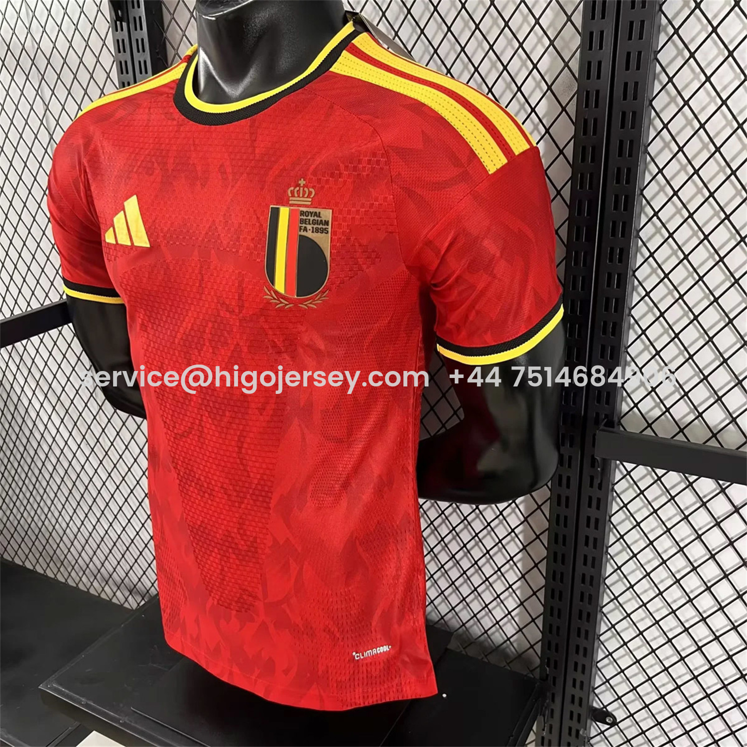 Higojerseys-Belgium 2026 Home Jersey - Player Version