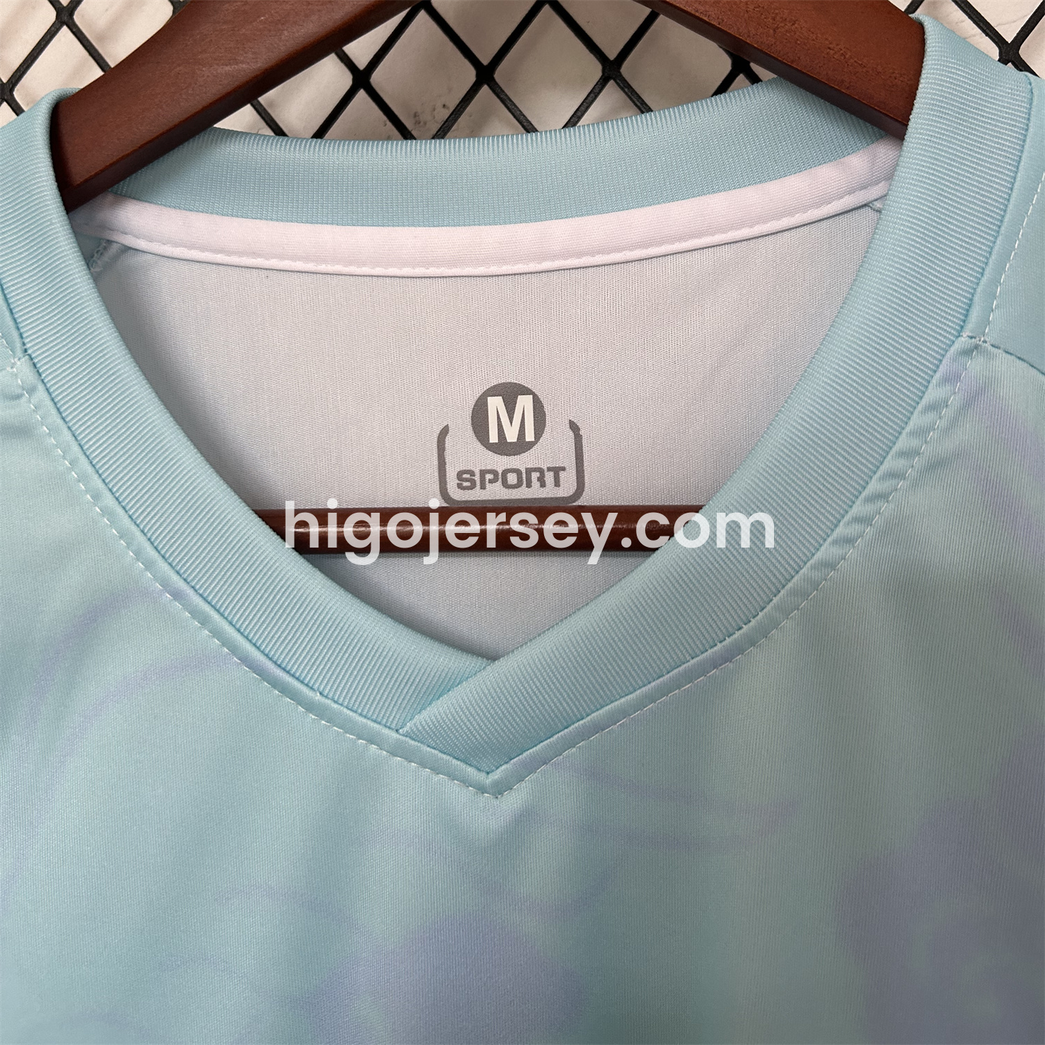 Higojerseys-Tunisia 25-26 Blue Gradient Auspicious Cloud Pattern Special Jersey - Fans Version
