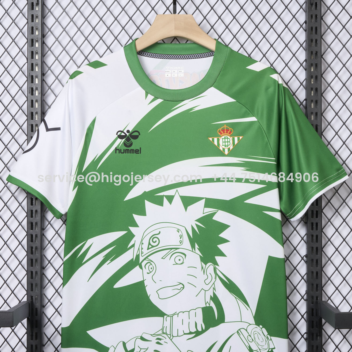 Higojerseys-Real Betis 25-26 NARUTO Special Edition Jersey - Fans Version