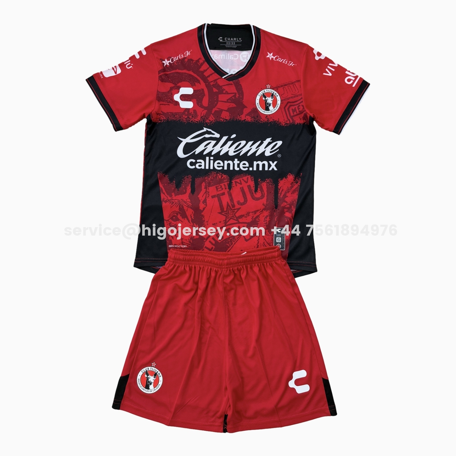 Higojerseys-Club Tijuana 25-26 Home Men's Adult Jersey Set - Fans Version