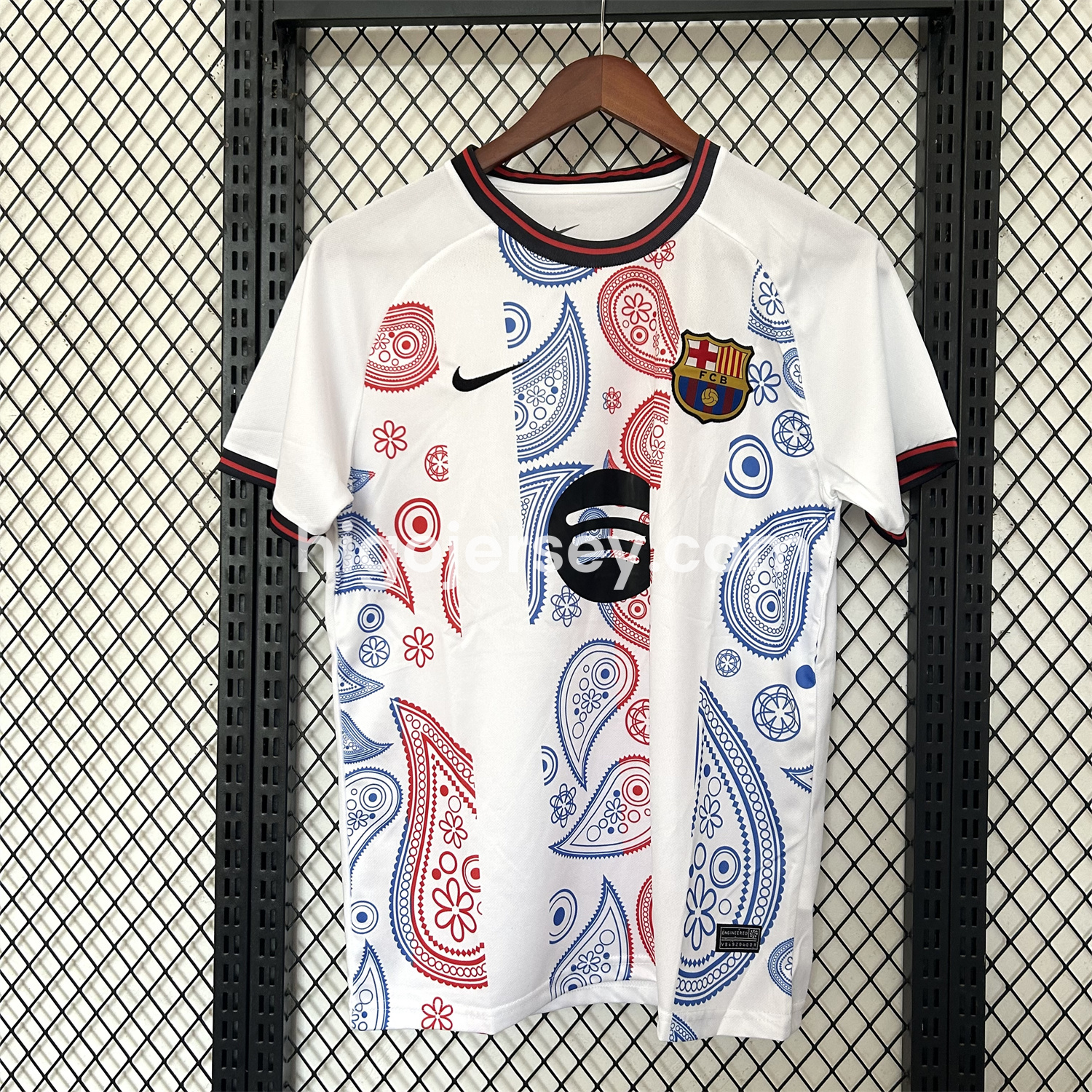 Higojerseys-Barcelona 25-26 Paisley Patterns White Special Edition Jersey - Fans Version