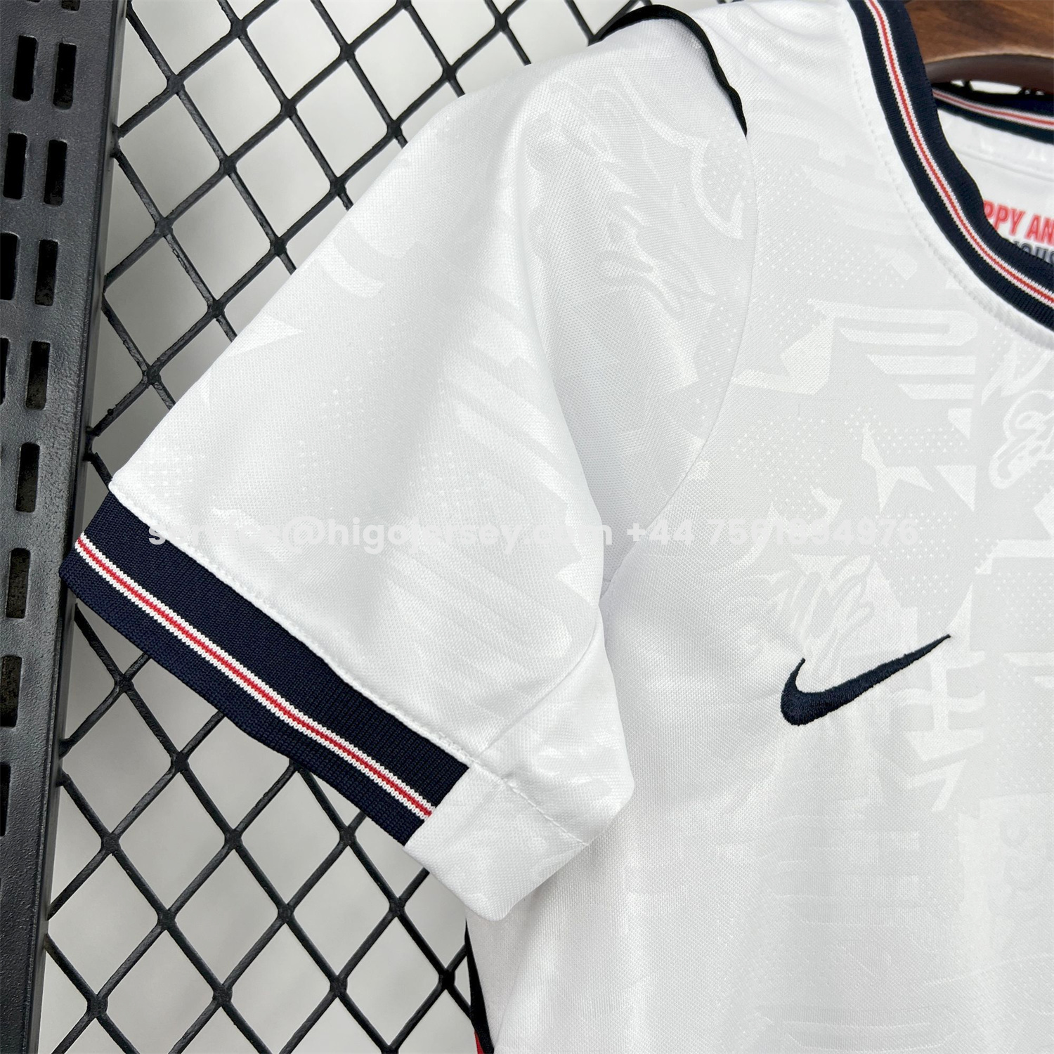 Higojerseys-England 2026 Home White Kids Kit