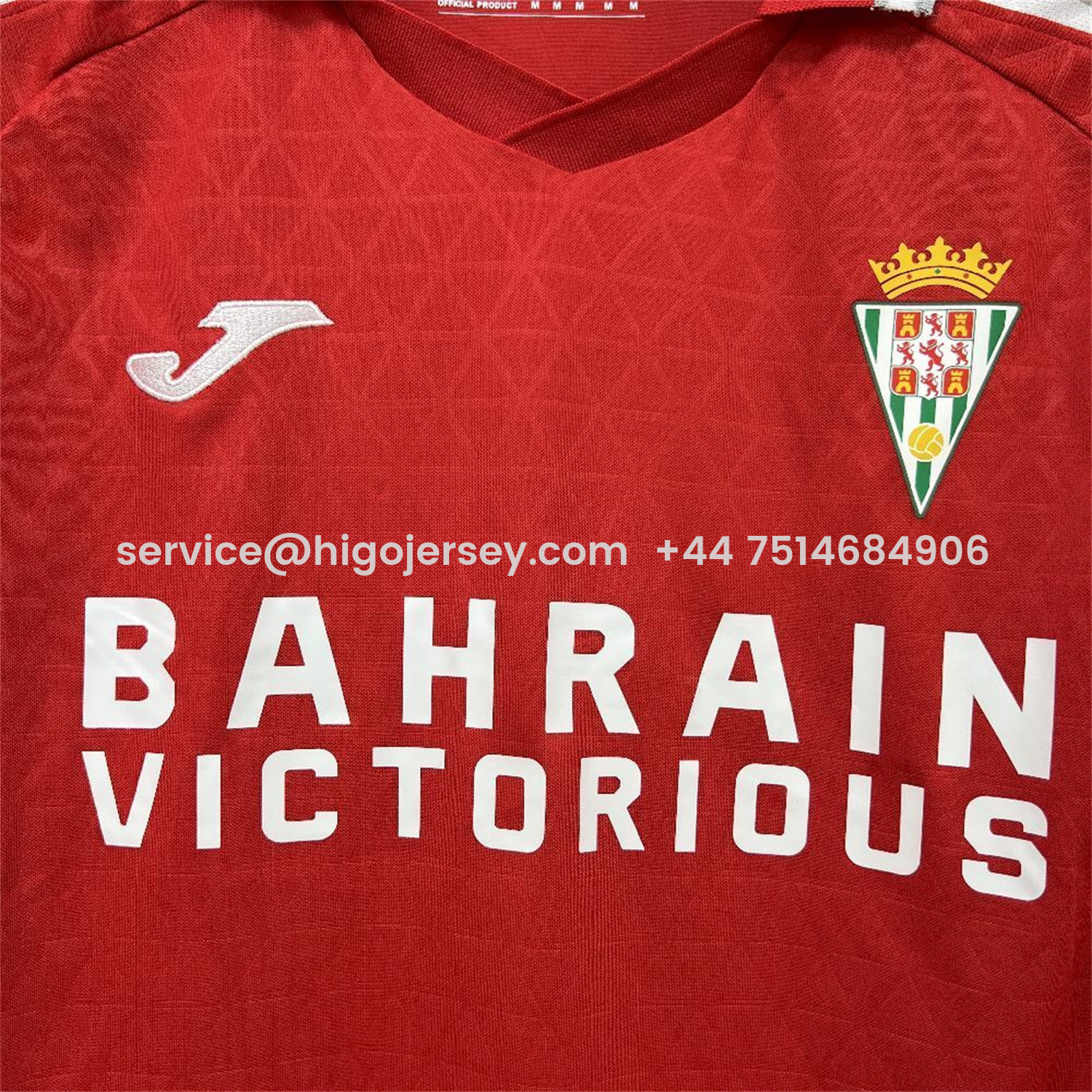 Higojerseys-Cordoba 25-26 Third Red Jersey - Fans Version