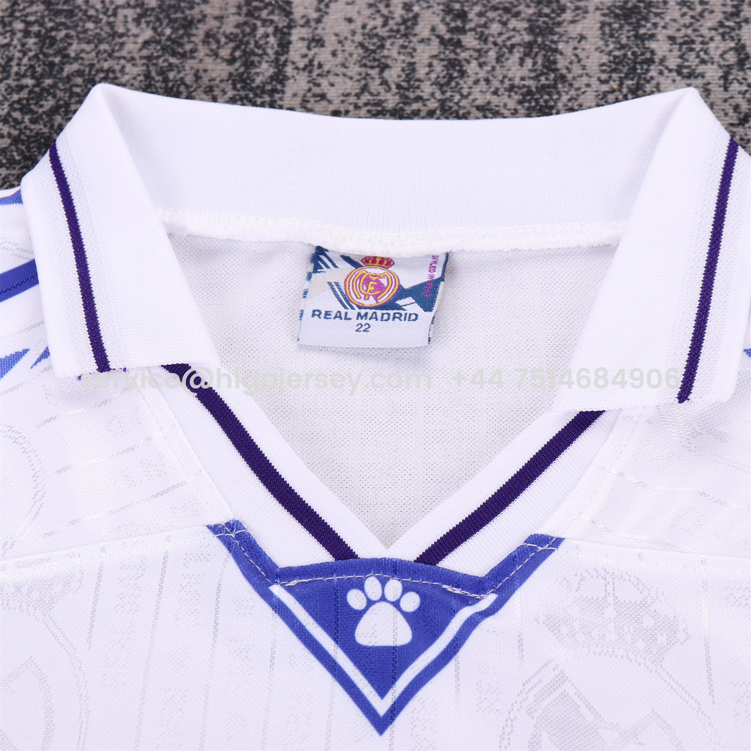 Higojerseys-Retro Real Madrid 96-97 Home Kids Kit
