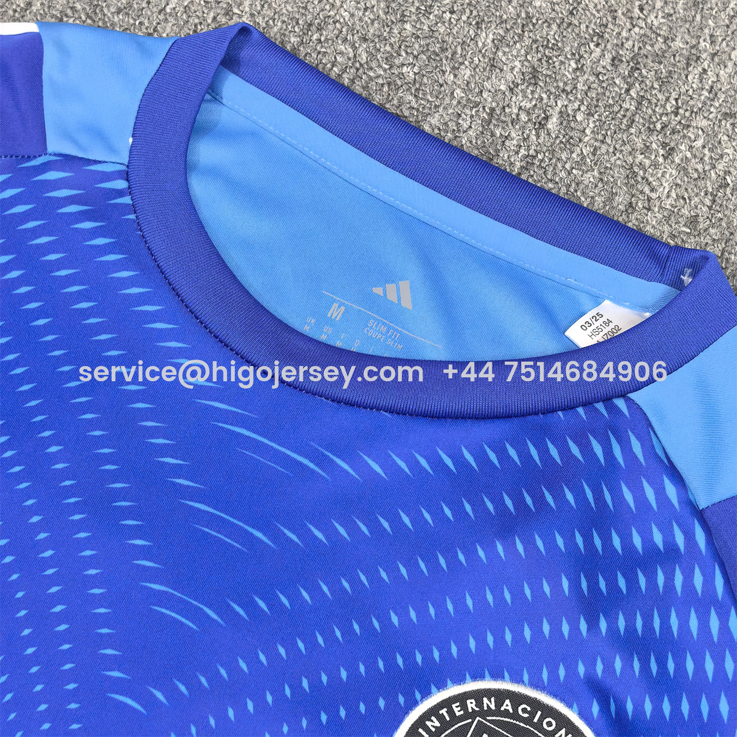 Higojerseys-INT M.A.M 25-26 Blue Goalkeeper Jersey - Fans Version