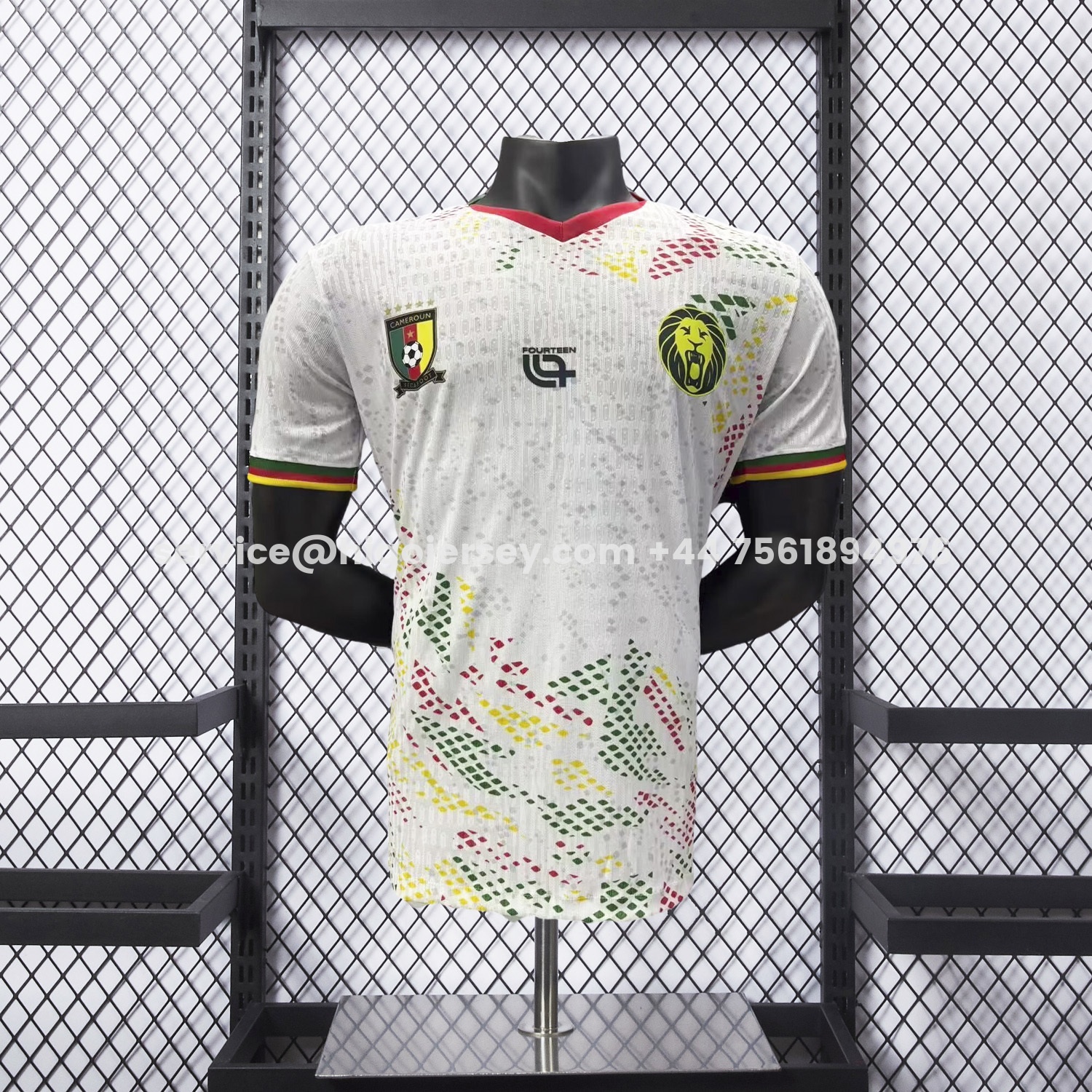 Higojerseys-Cameroon 2026 Away White Jersey - Player Version