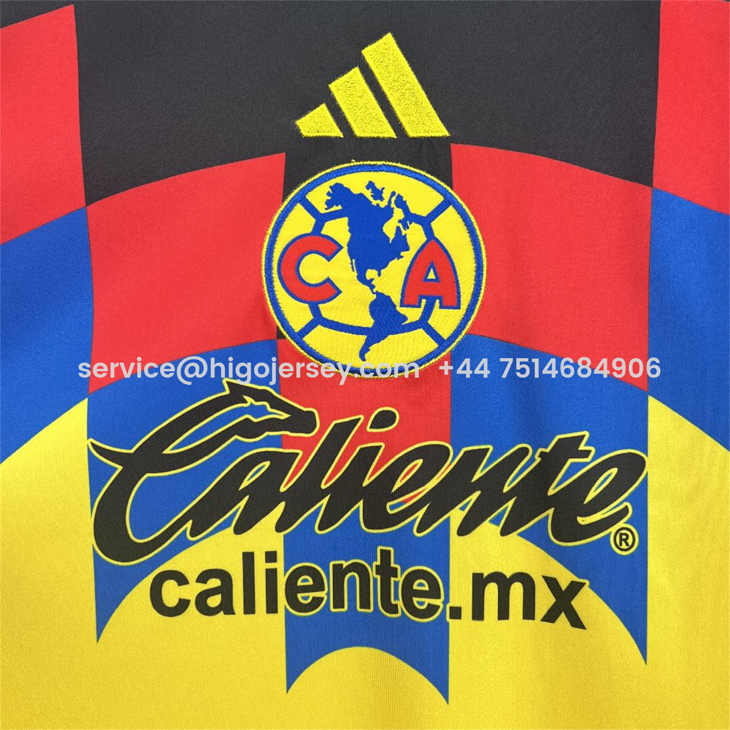 Higojerseys-Club América 25-26 Home Yellow Long Sleeves Jersey - Fans Version