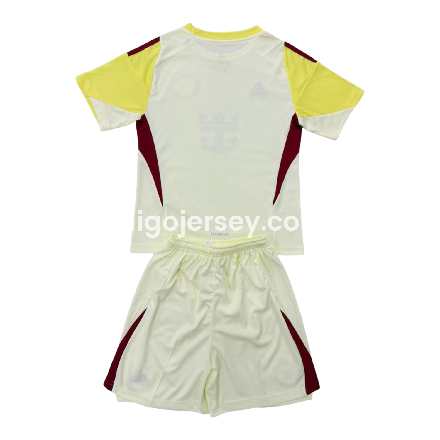 Higojerseys-INT M.A.M 2025 Light Yellow Goalkeeper Kids Kit
