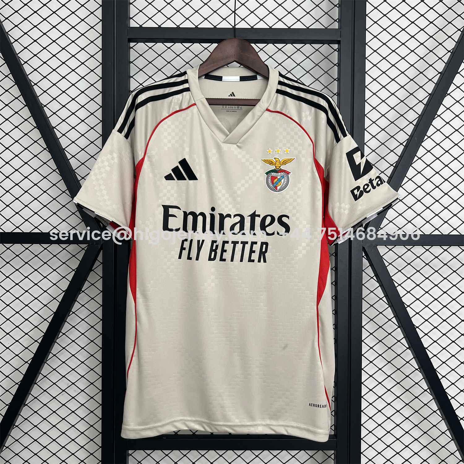 Higojerseys-Benfica 25-26 Away Jersey - Fans Version