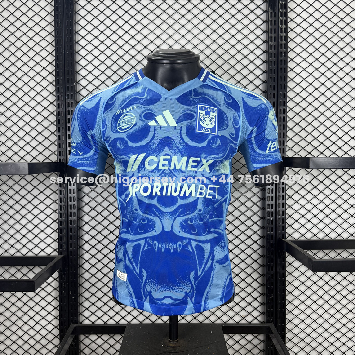 Higojerseys-Tigres UANL 25-26 Away Jersey With All Sponsors - Player Version