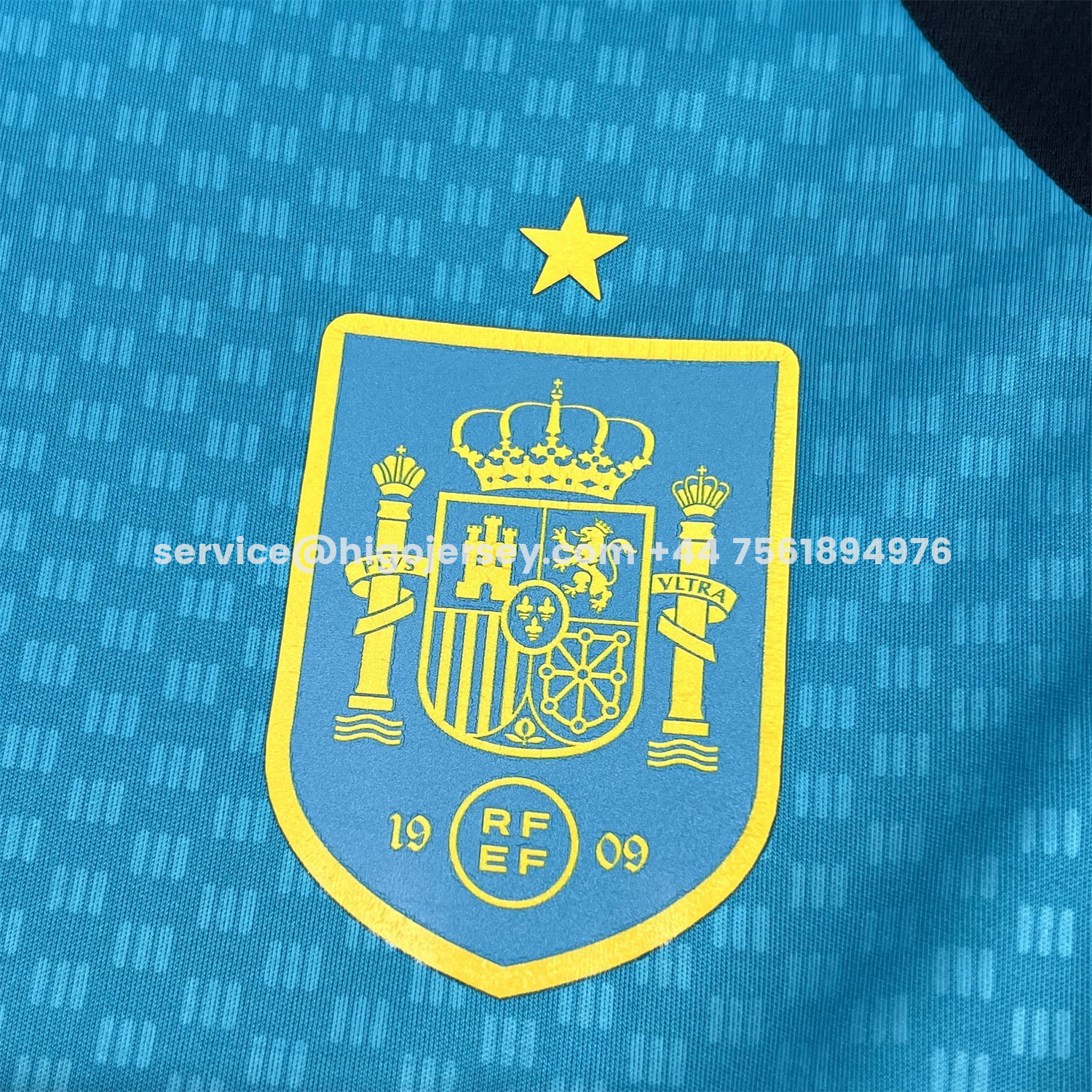 Higojerseys-Spain 2026 Lake Blue Pre-Match Training Jersey - Fans Version