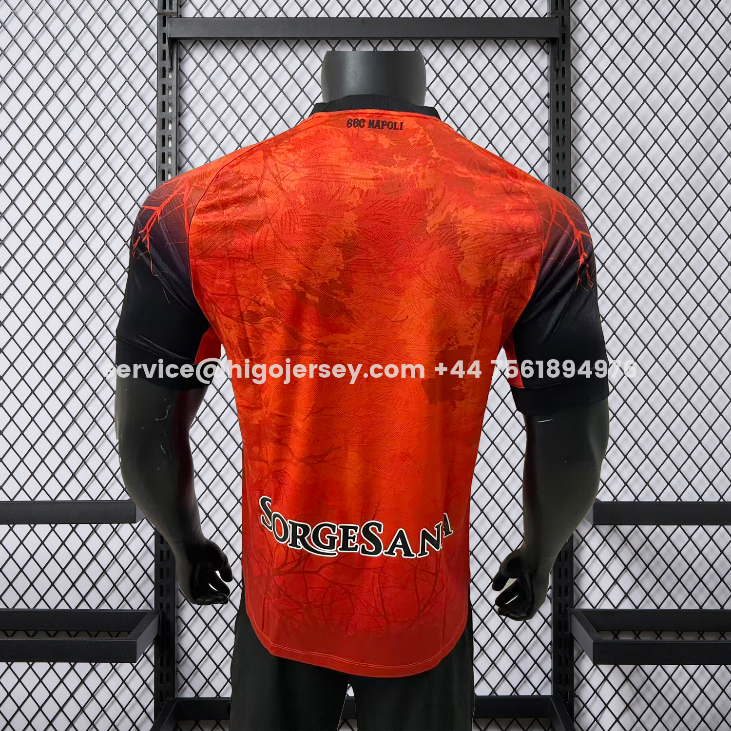 Higojerseys-Napoli 25-26 Halloween Orange Goalkeeper Jersey - Player Version