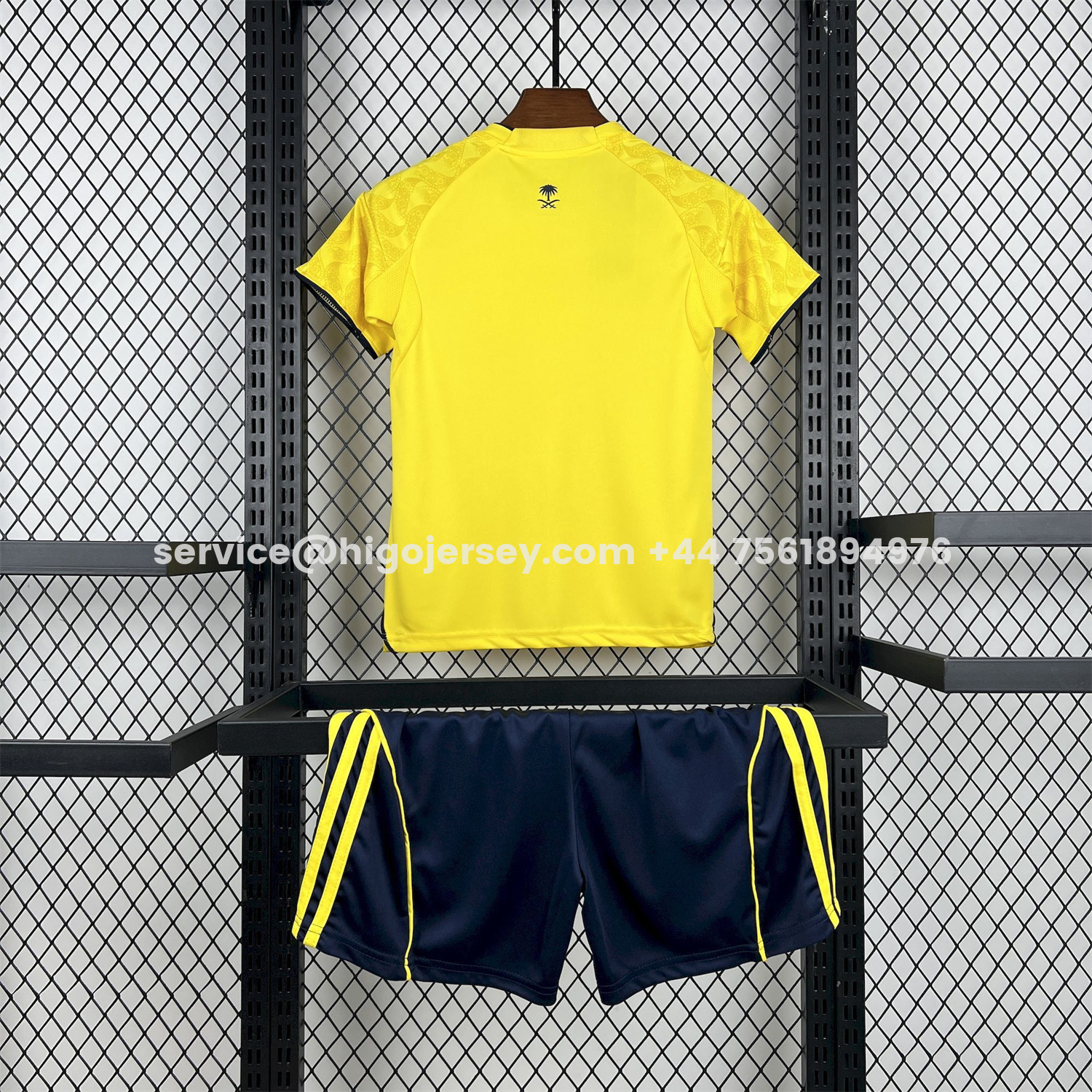 Higojerseys-Al Nassr Riyadh Victory 25-26 Home Kids Kit