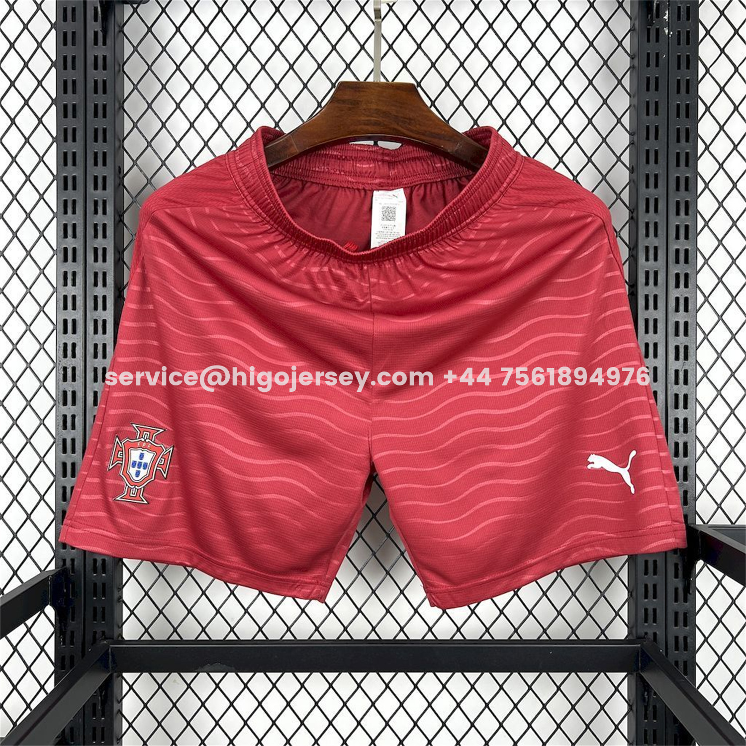 Higojerseys-Portugal 2026 Home Red Shorts - Fans Version
