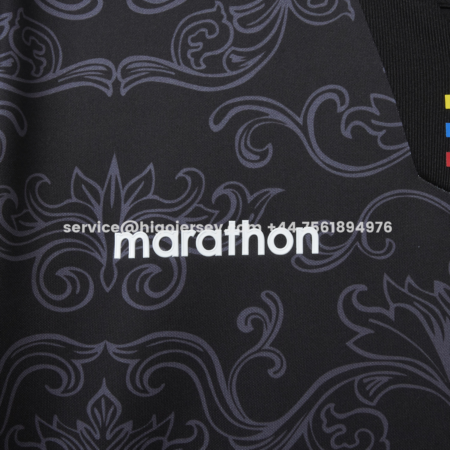 Higojerseys-Ecuador 2026 Flowers Black Special Jersey - Fans Version