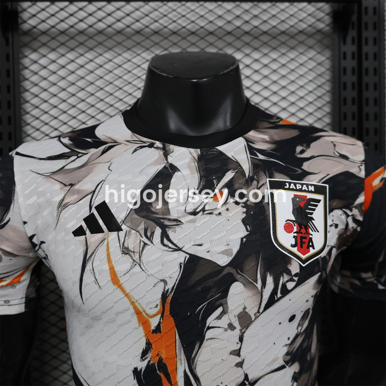 Higojerseys-Japan 25-26 Black & White Son Goku Special Edition Jersey - Player Version