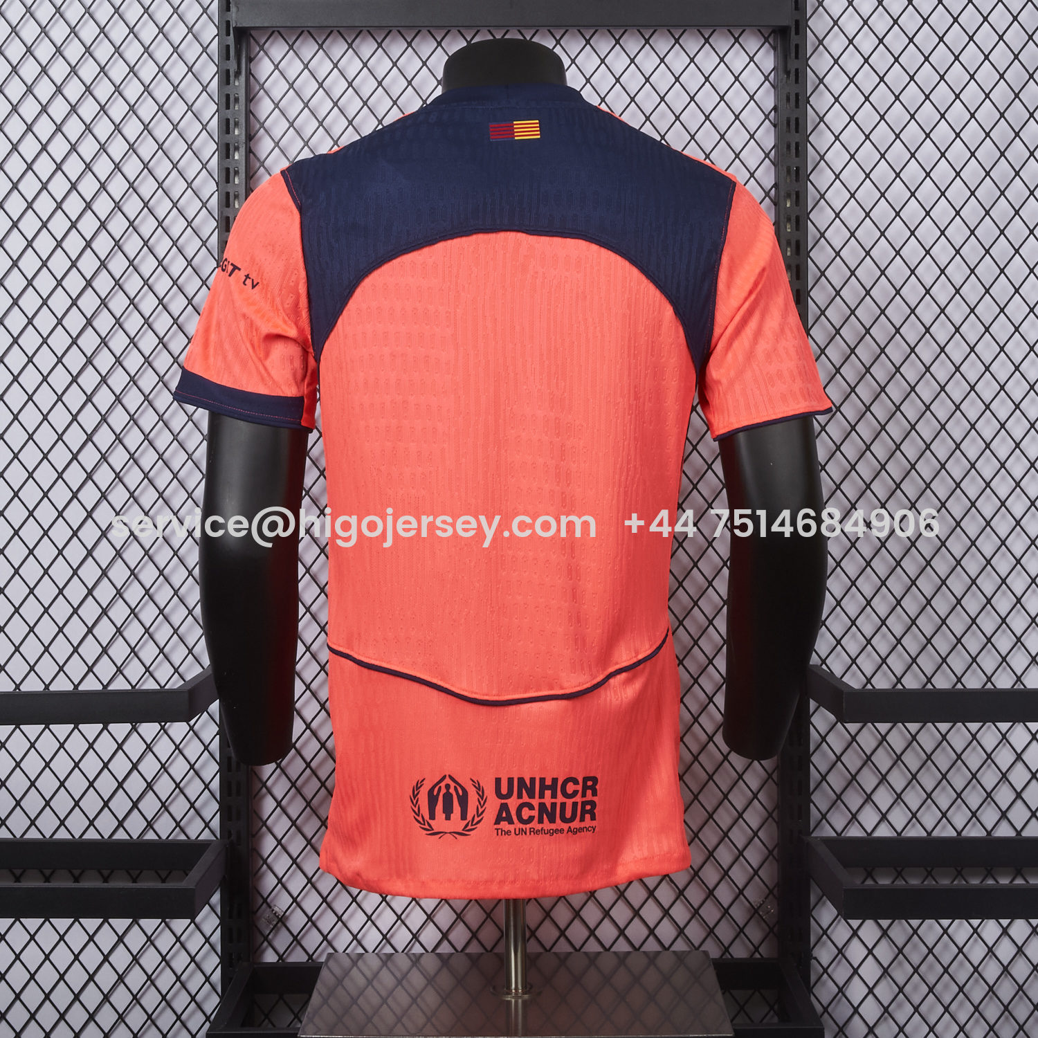 Higojerseys-Barcelona 25-26 Third Orange Jersey - Player Version