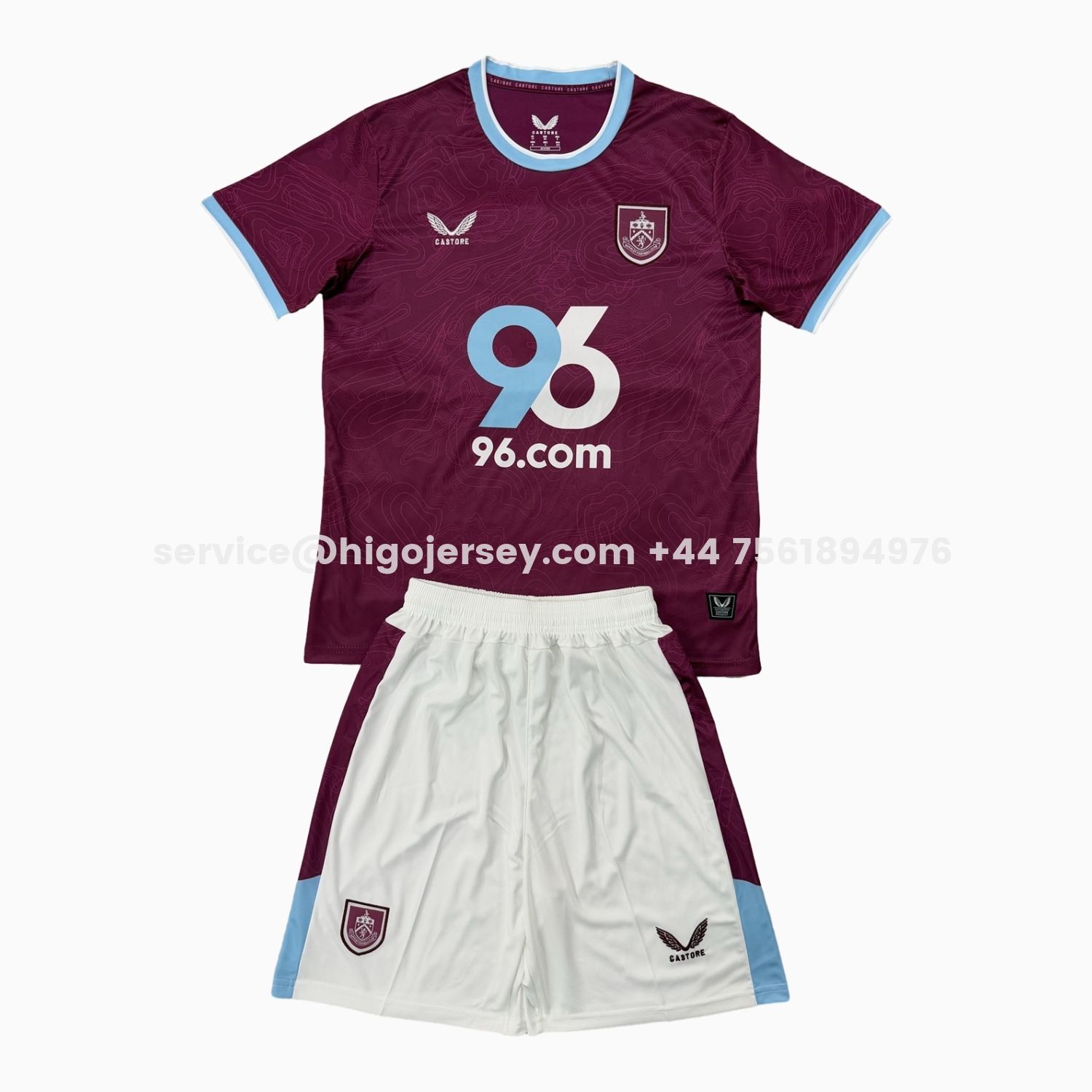 Higojerseys-Burnley 25-26 Home Men's Adult Jersey Set - Fans Version