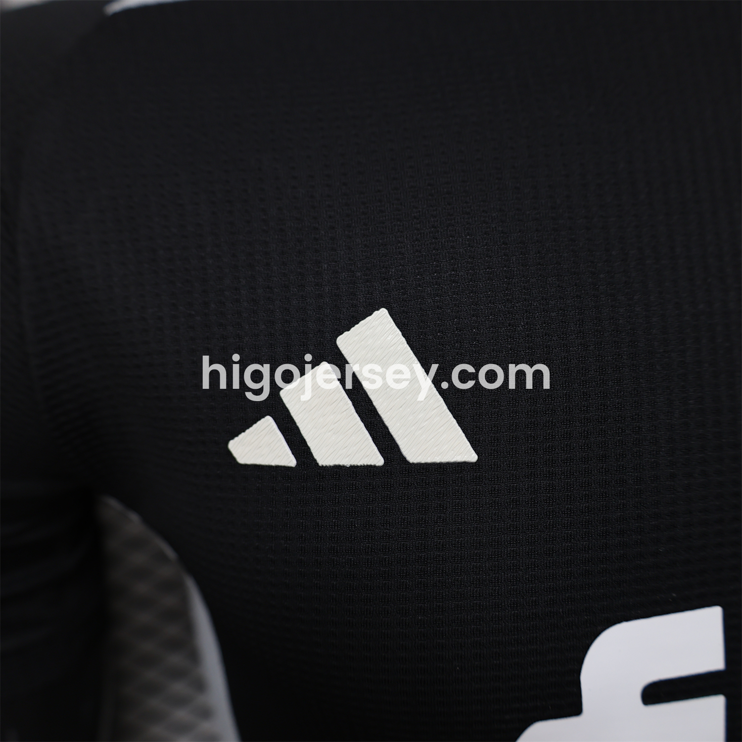 Higojerseys-Algeria 25-26 Pure Black with White Chest Text Jersey - Player Version