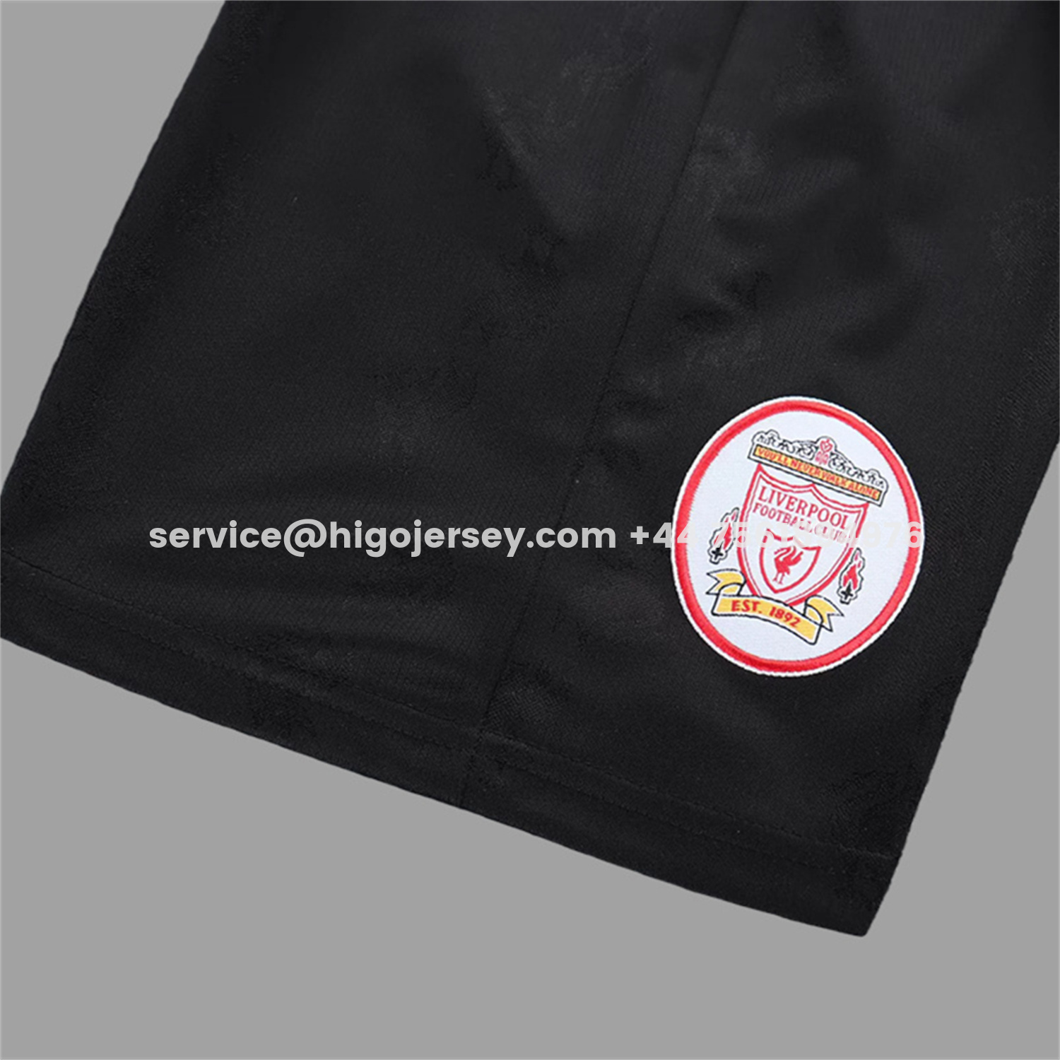 Higojerseys-Retro Liver.pool 1996-97 Black Special Kids Kit