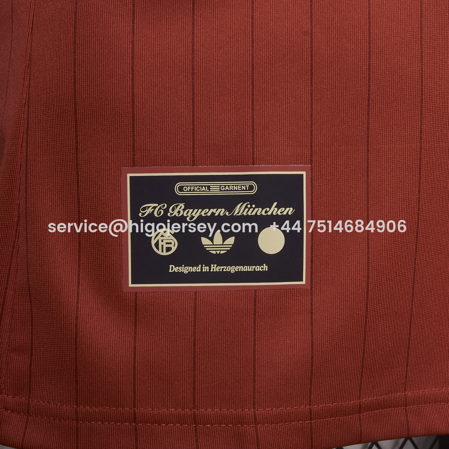 Higojerseys-Bayern Munich 25-26 Trefoil Red Travel Jersey - Player Version